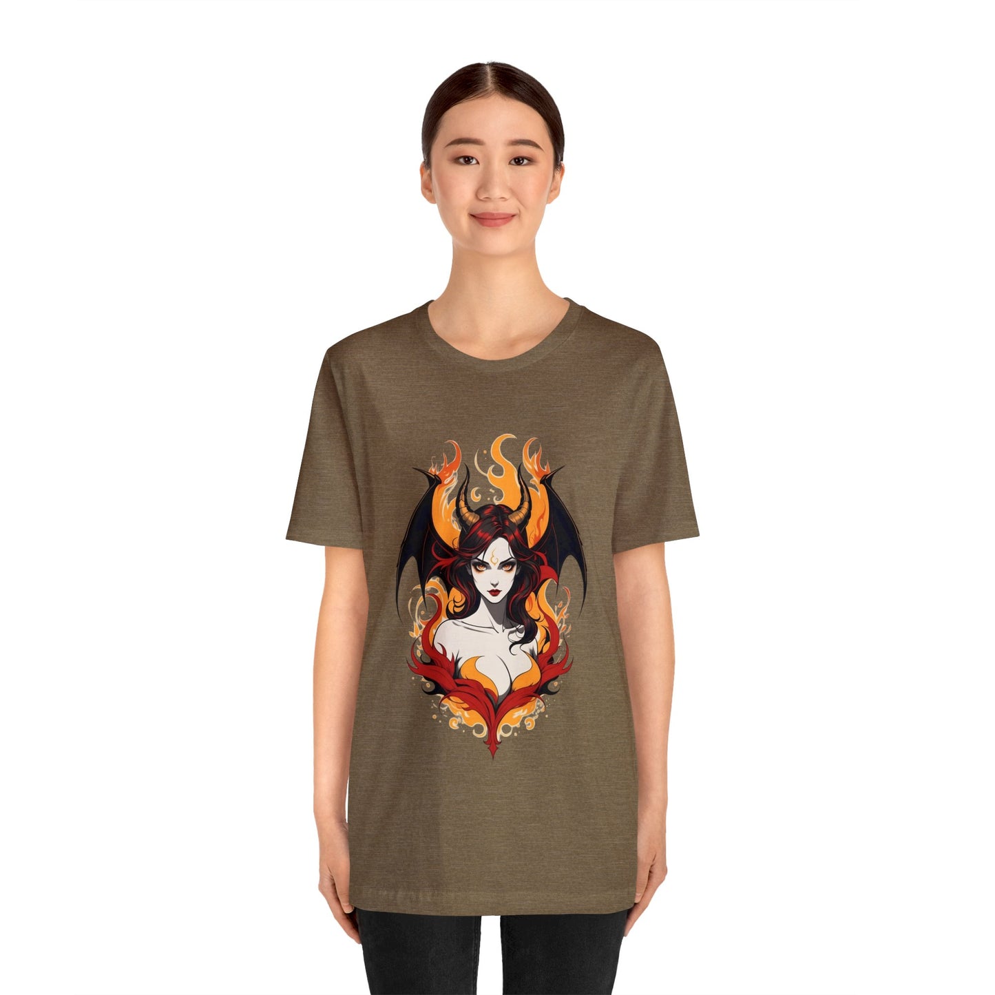 Kǎtōng Piàn - Devil Woman Collection - Circe - Unisex Jersey Short Sleeve Tee Printify