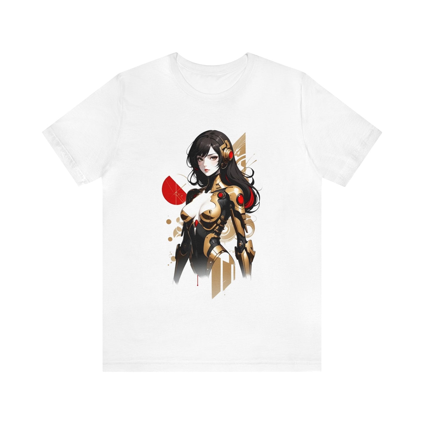 Kǎtōng Piàn - Mecha Girl Collection - Hannah - Unisex Jersey Short Sleeve Tee Printify