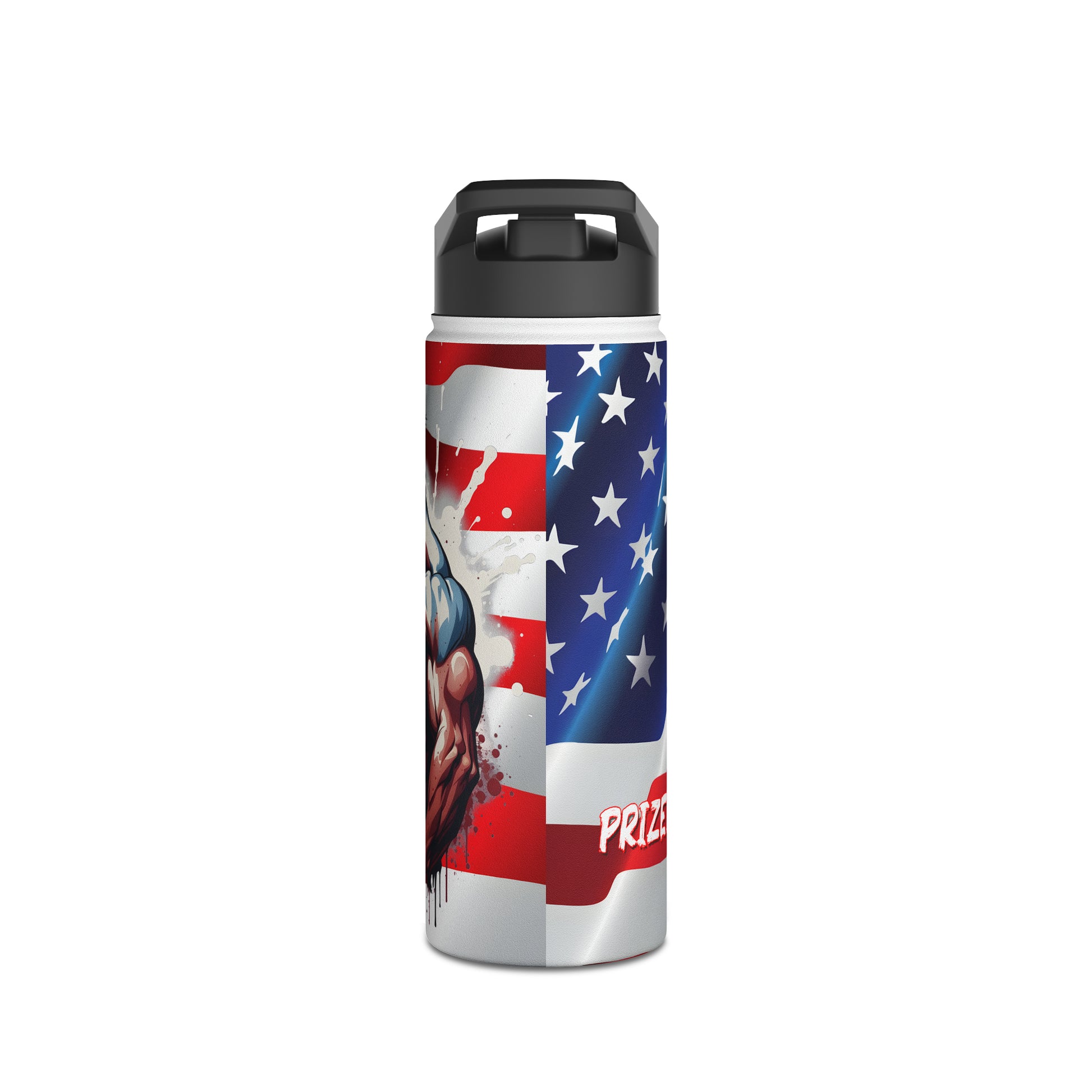 Kǎtōng Piàn - Prized Fighter Collection - America - 005 - Stainless Steel Water Bottle, Standard Lid - Verdine Daniels