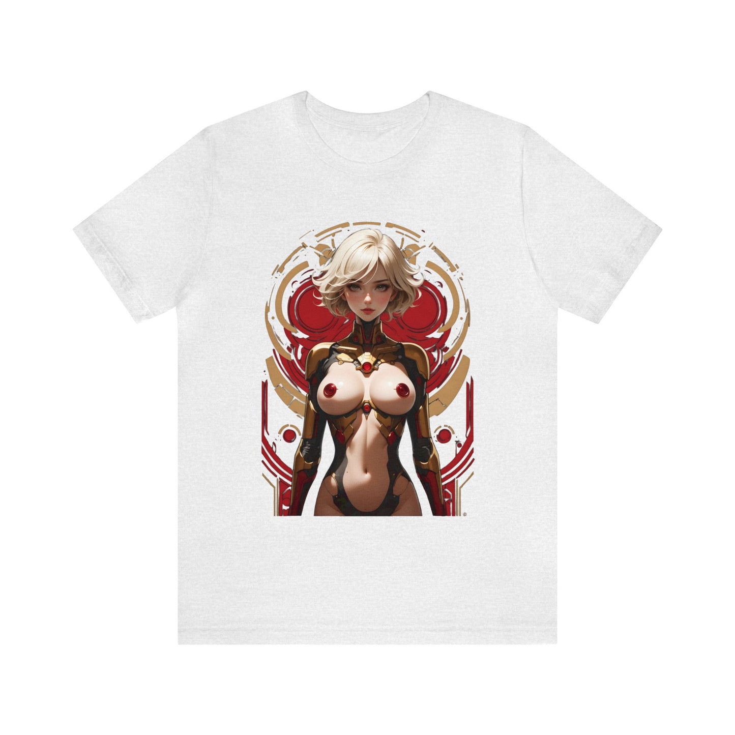Kǎtōng Piàn - Mecha Girl Collection - Chloe - Unisex Jersey Short Sleeve Tee Printify