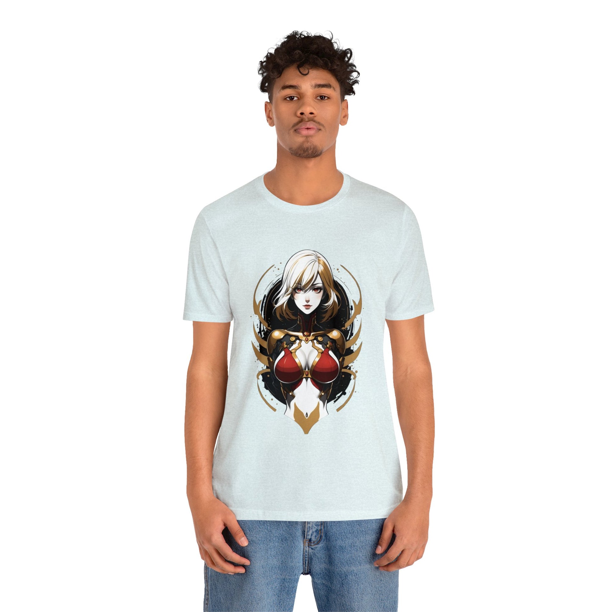 Kǎtōng Piàn - Mecha Girl Collection - Chloé - Unisex Jersey Short Sleeve Tee Printify