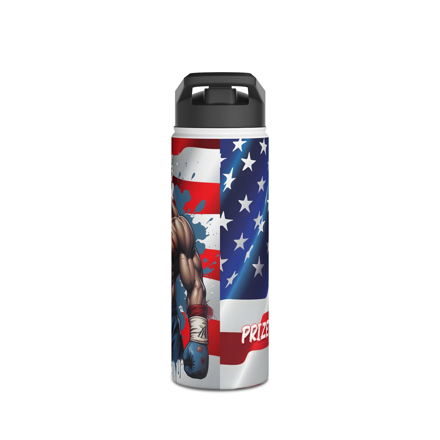 Kǎtōng Piàn - Prized Fighter Collection - America - 007 - Stainless Steel Water Bottle, Standard Lid - Verdine Daniels