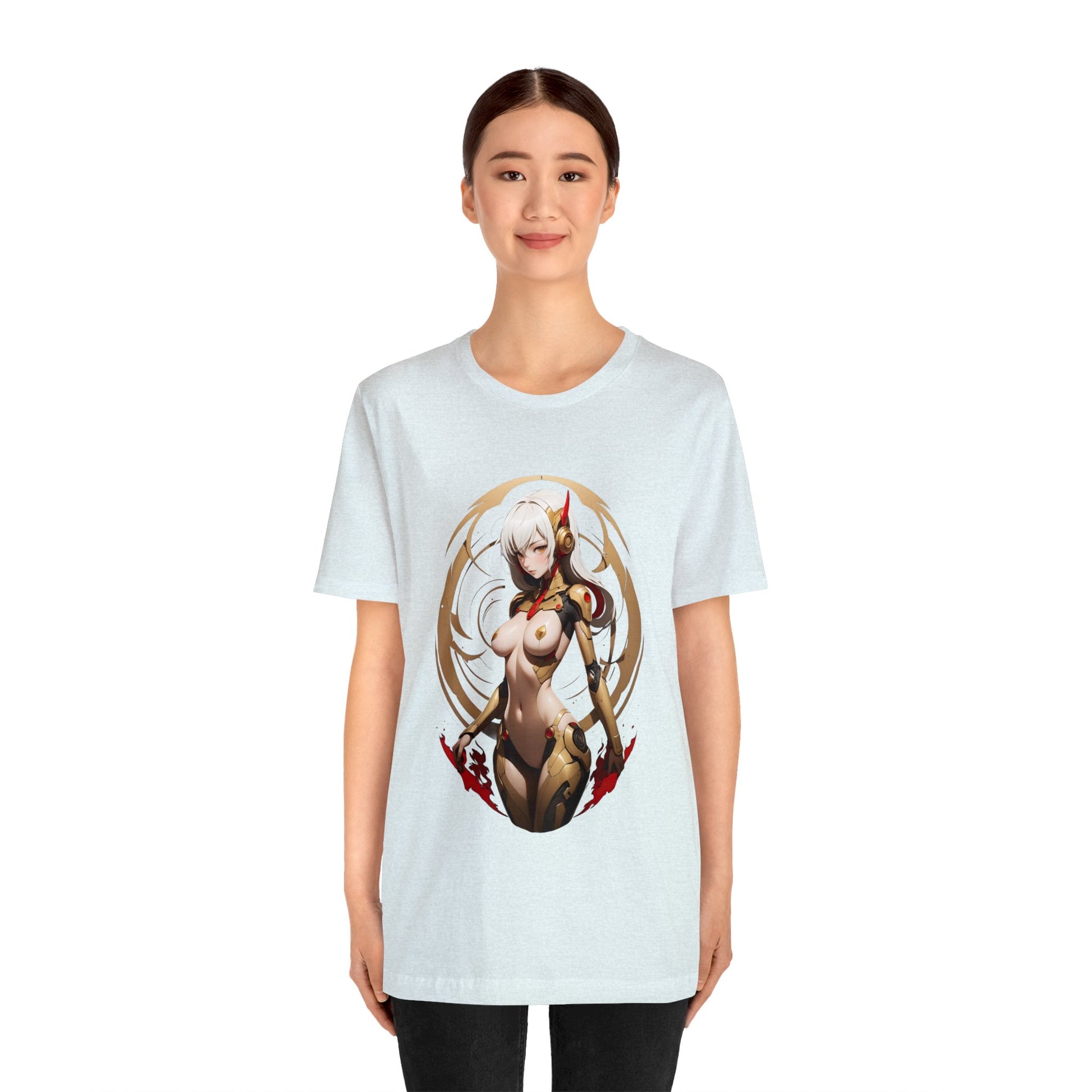 Kǎtōng Piàn - Mecha Girl Collection - Delilah - Unisex Jersey Short Sleeve Tee Printify