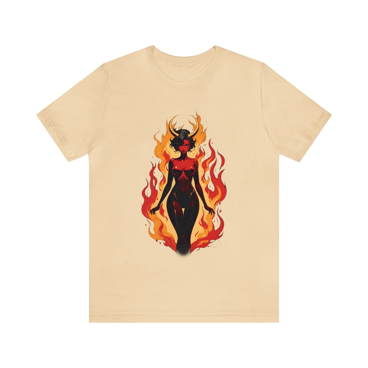 Kǎtōng Piàn - Devil Woman Collection - Drusilla - Unisex Jersey Short Sleeve Tee Printify