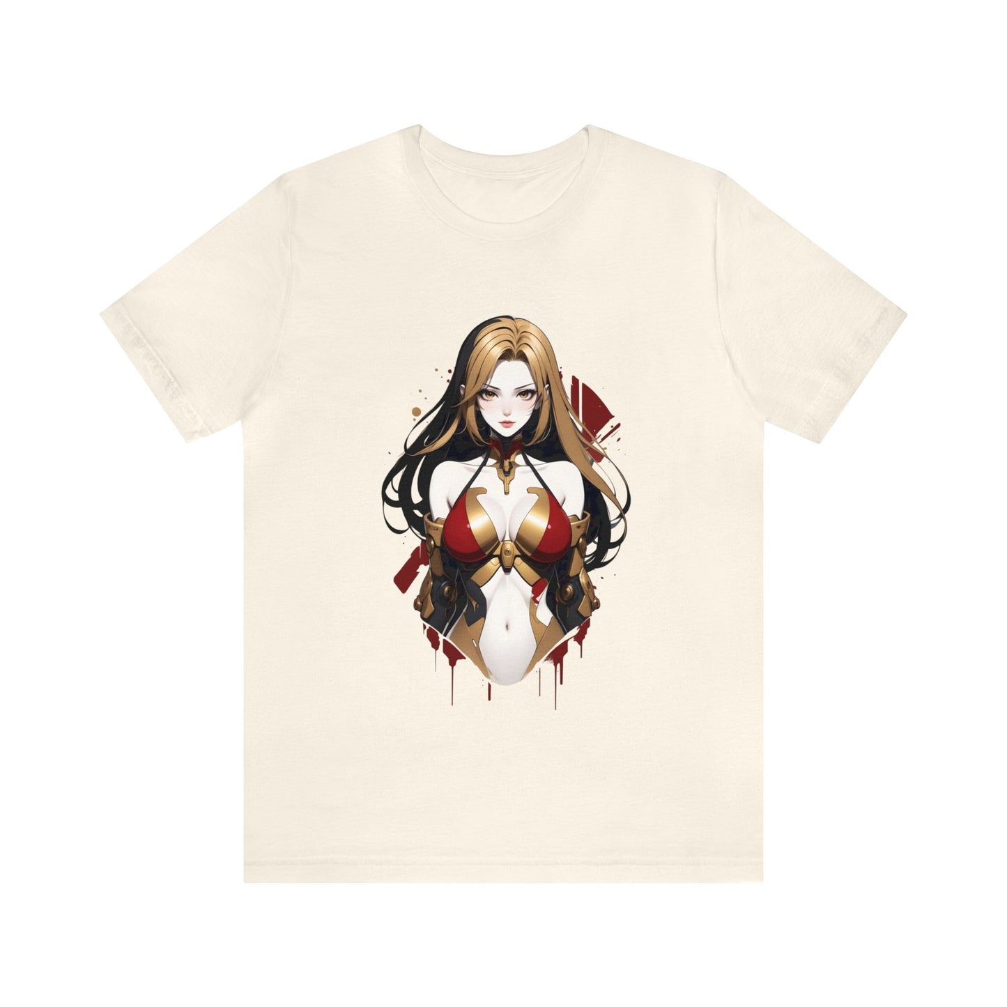 Kǎtōng Piàn - Mecha Girl Collection - Emma - Unisex Jersey Short Sleeve Tee Printify