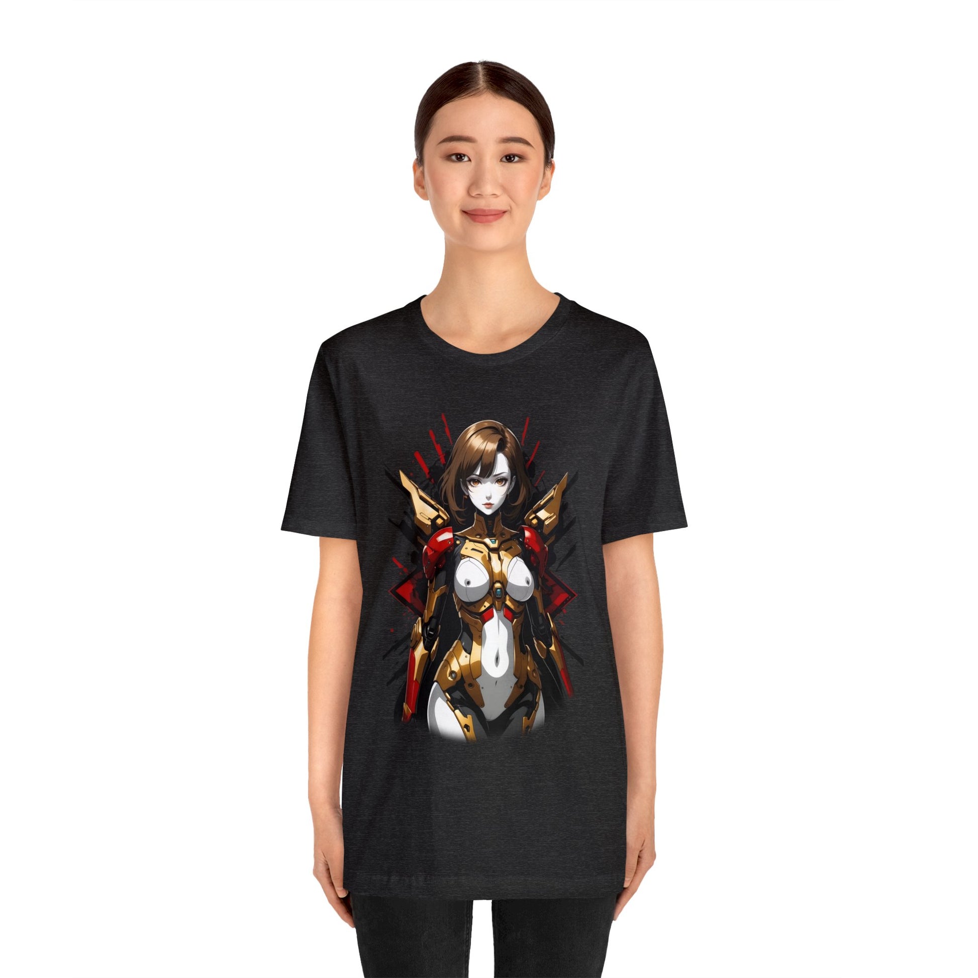 Kǎtōng Piàn - Mecha Girl Collection - Nova - Unisex Jersey Short Sleeve Tee Printify