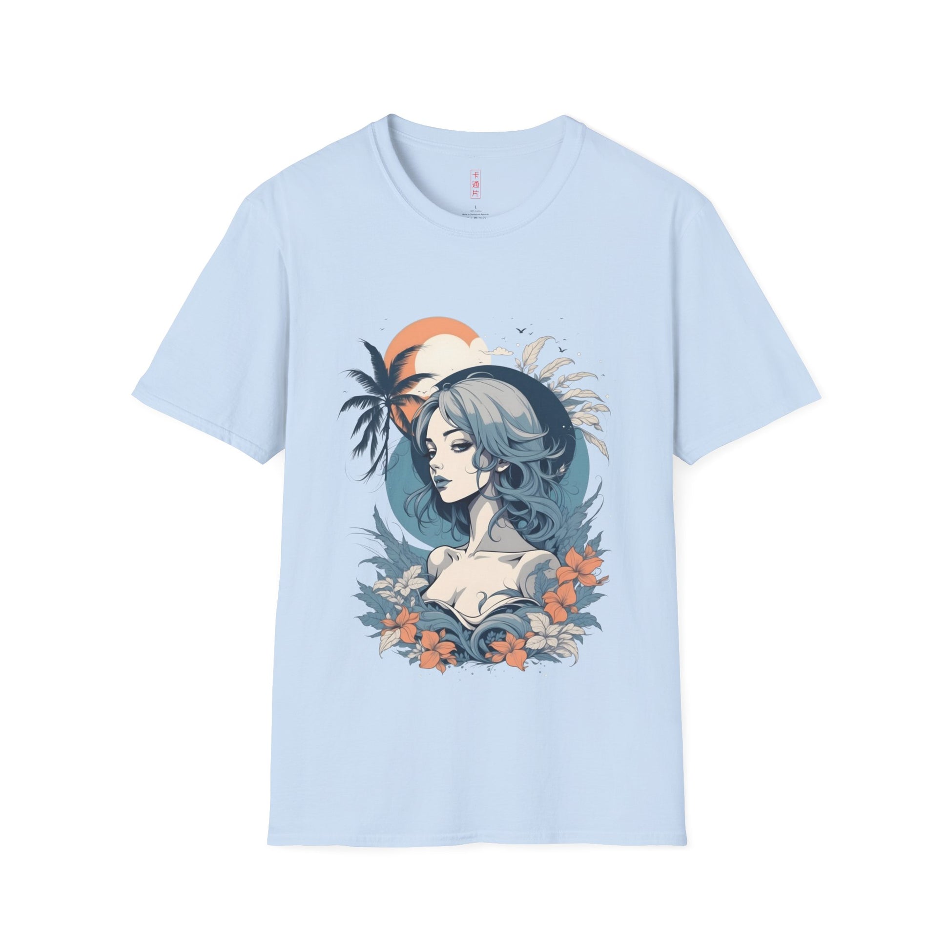 Kǎtōng Piàn - California Love Collection - 040 - Unisex Softstyle T-Shirt Printify
