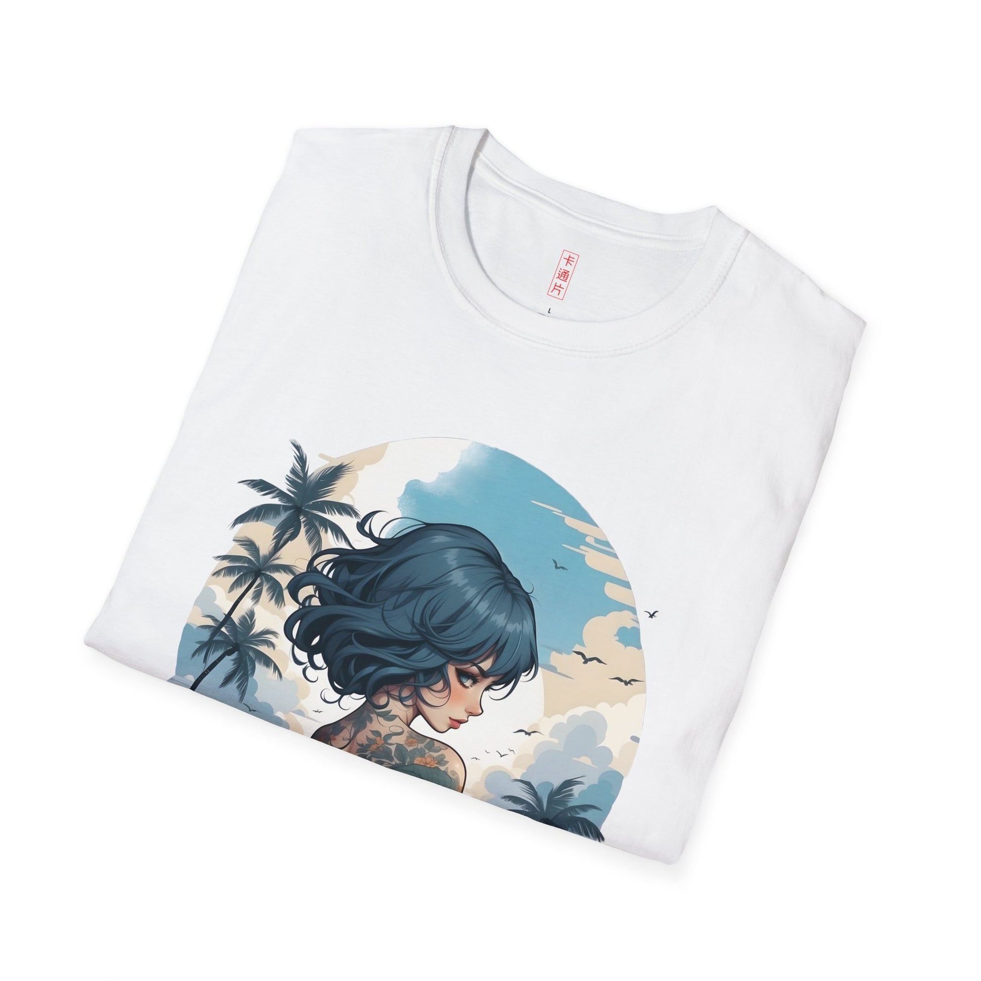 Kǎtōng Piàn - California Love Collection - 002 - Unisex Softstyle T-Shirt Printify