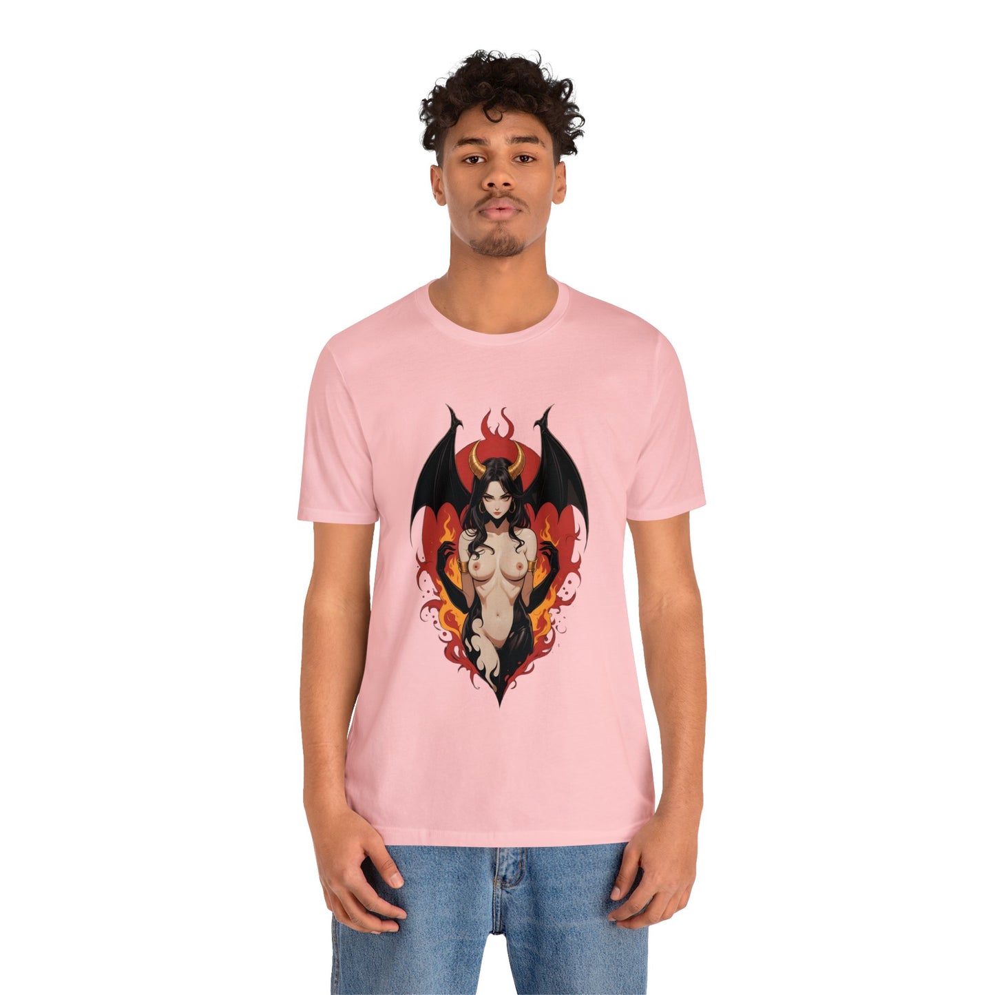 Kǎtōng Piàn - Devil Woman Collection - Devany - Unisex Jersey Short Sleeve Tee Printify