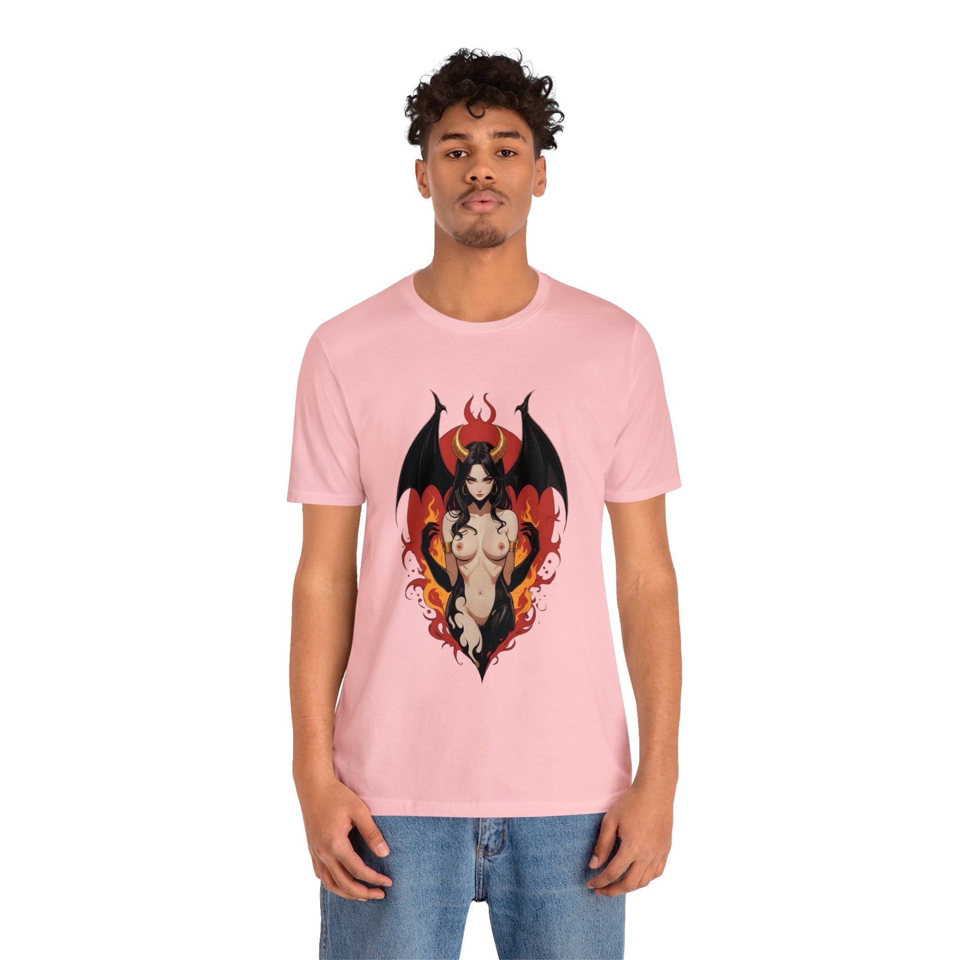 Kǎtōng Piàn - Devil Woman Collection - Devany - Unisex Jersey Short Sleeve Tee Printify