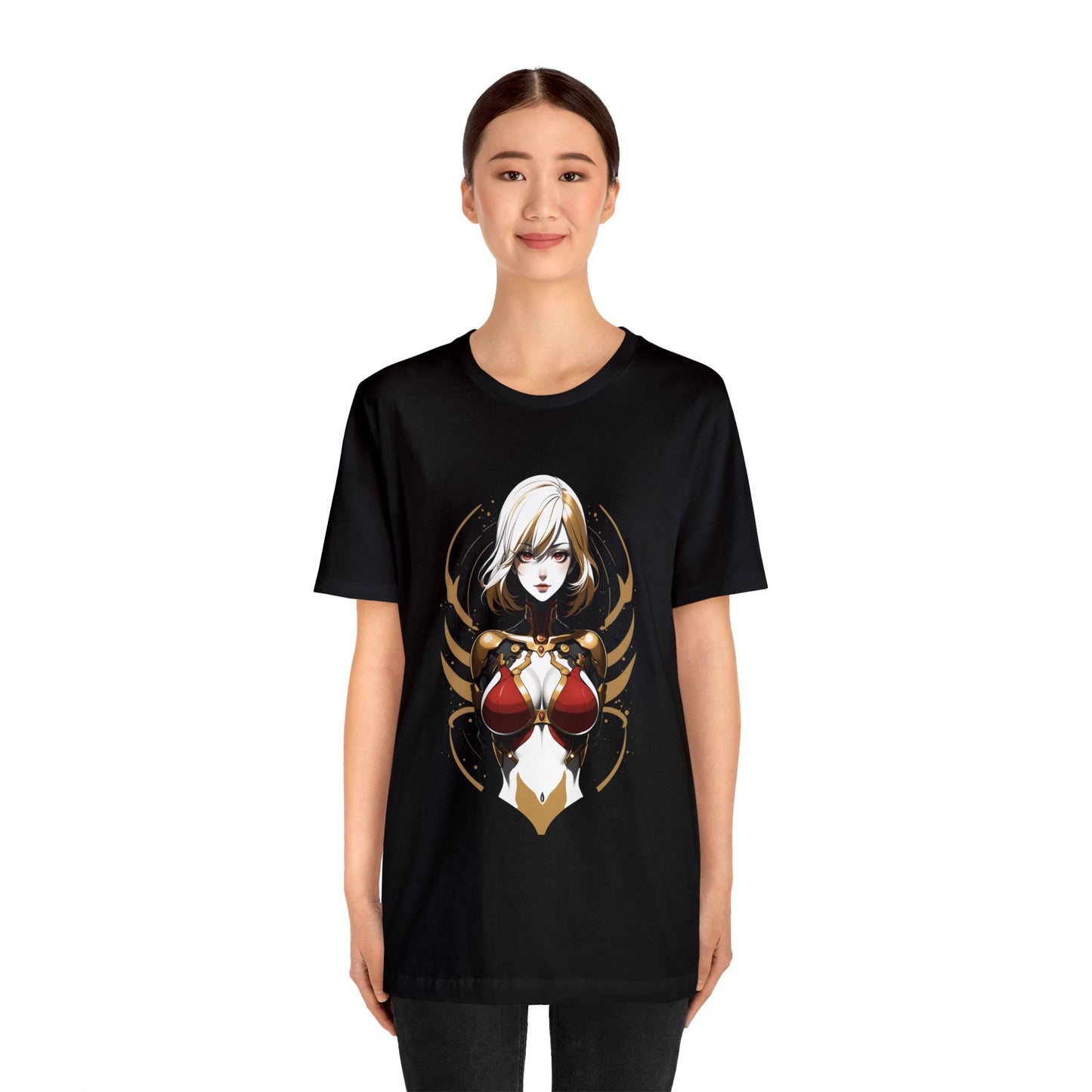 Kǎtōng Piàn - Mecha Girl Collection - Chloé - Unisex Jersey Short Sleeve Tee Printify