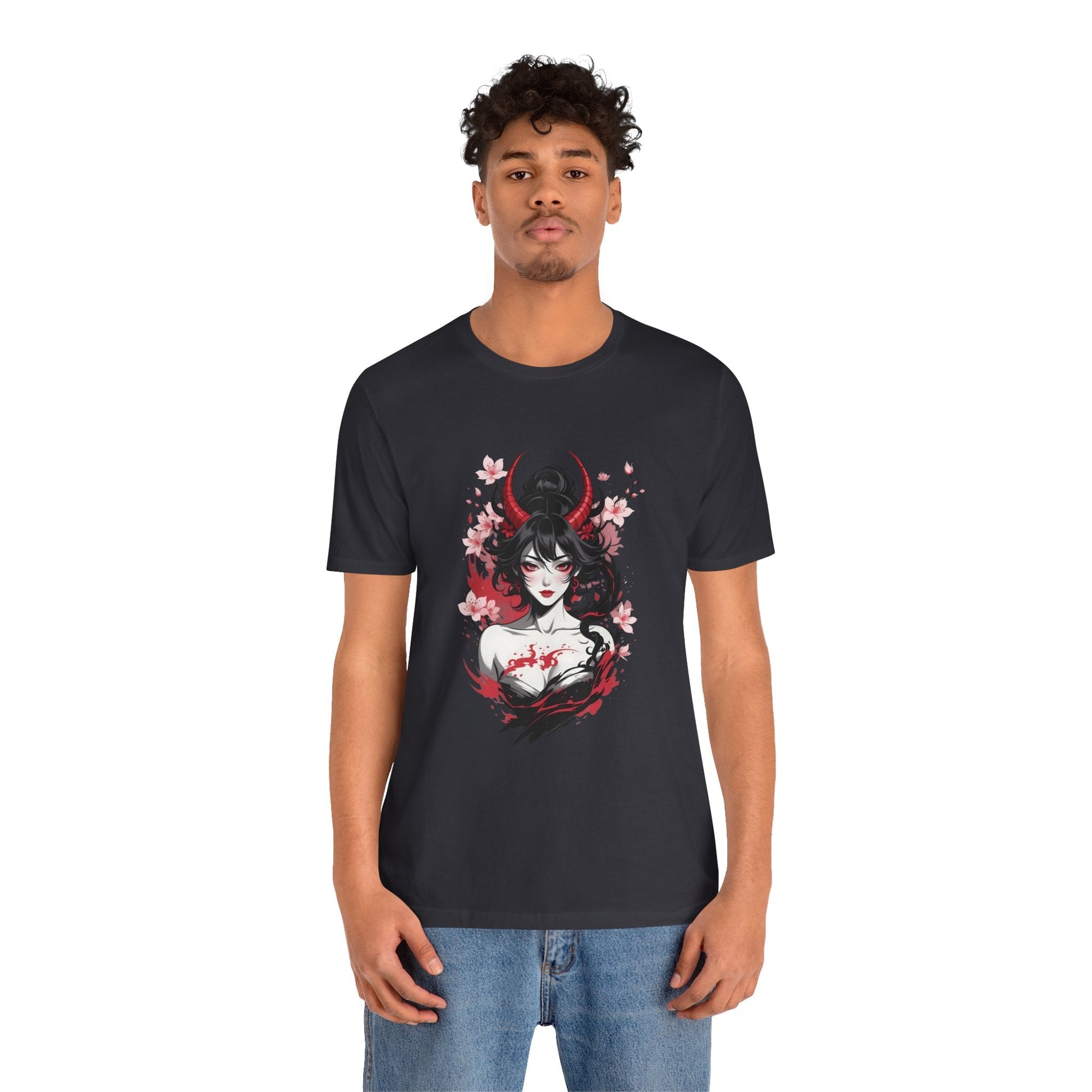 Kǎtōng Piàn - Oni Collection - Lamia - Unisex Jersey Short Sleeve Tee Printify