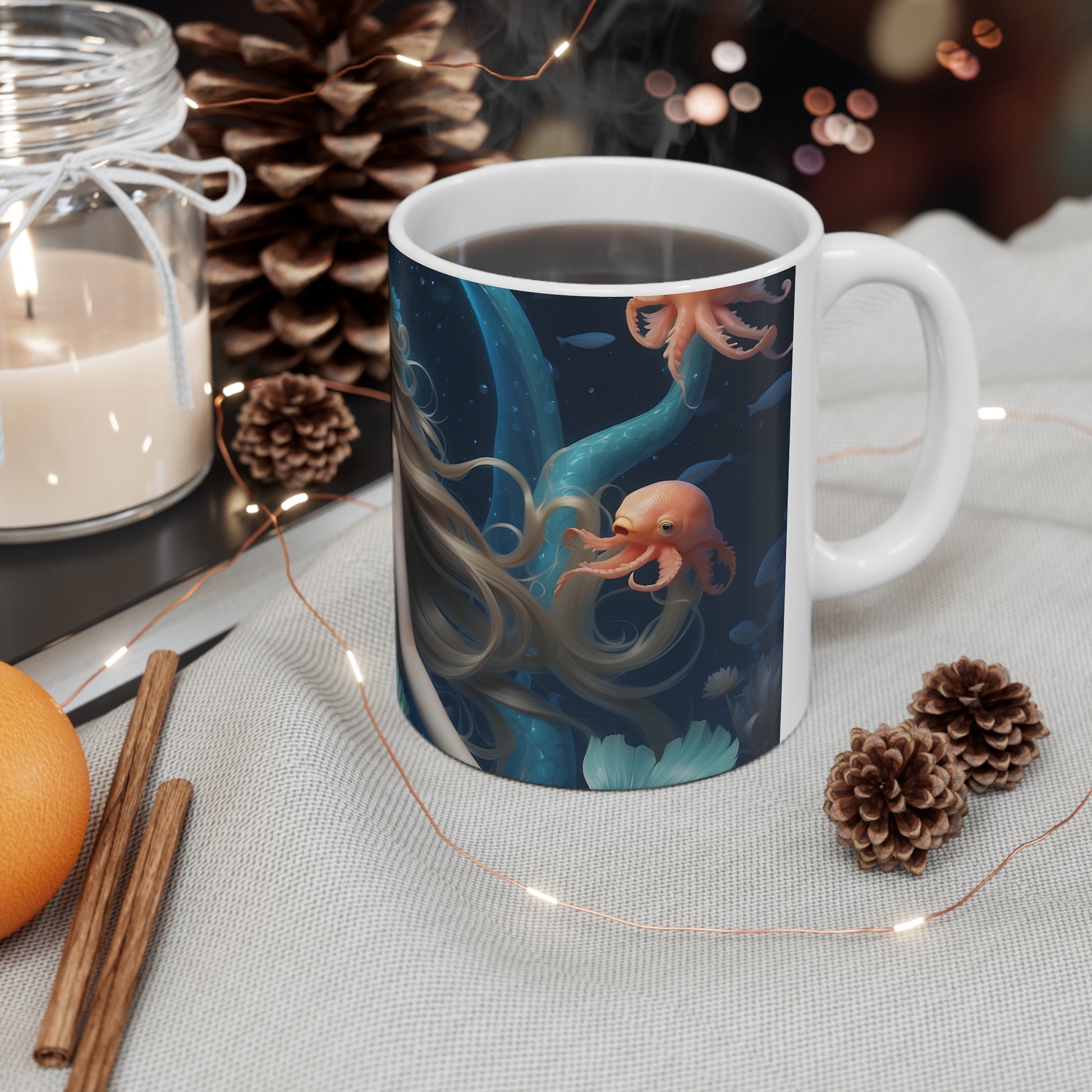 Kǎtōng Piàn - Mermaid Collection - 001 - Ceramic Mug Printify