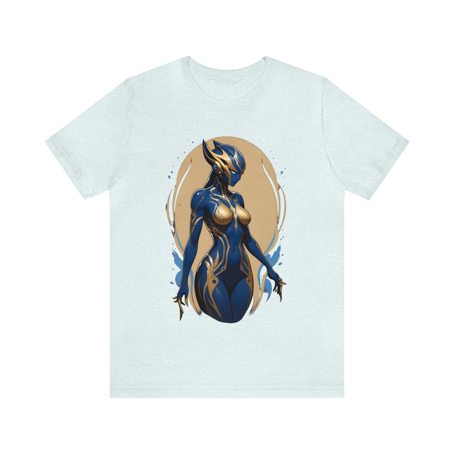 Kǎtōng Piàn - The Lotus Collection - Guinevere - Unisex Jersey Short Sleeve Tee Printify
