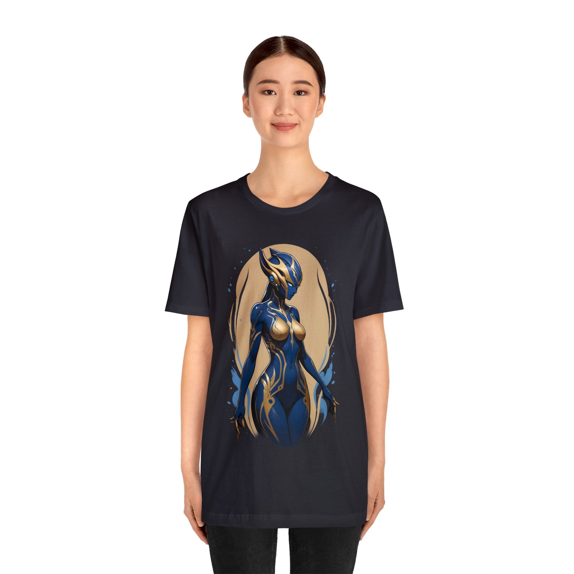 Kǎtōng Piàn - The Lotus Collection - Guinevere - Unisex Jersey Short Sleeve Tee Printify