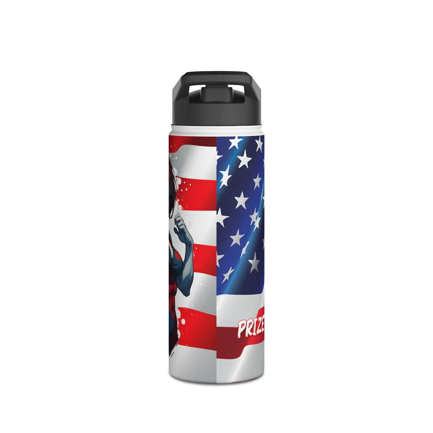 Kǎtōng Piàn - Prized Fighter Collection - America - 004 - Stainless Steel Water Bottle, Standard Lid - Verdine Daniels