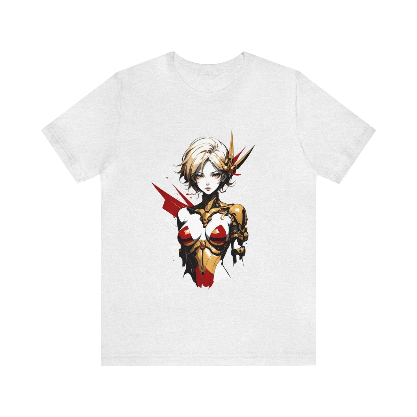 Kǎtōng Piàn - Mecha Girl Collection - Scarlett - Unisex Jersey Short Sleeve Tee Printify