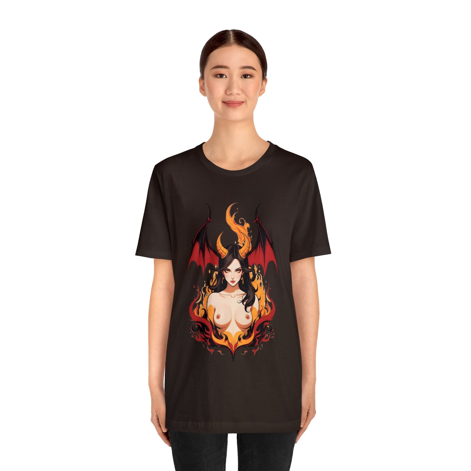 Kǎtōng Piàn - Devil Woman Collection - Glory - Unisex Jersey Short Sleeve Tee Printify
