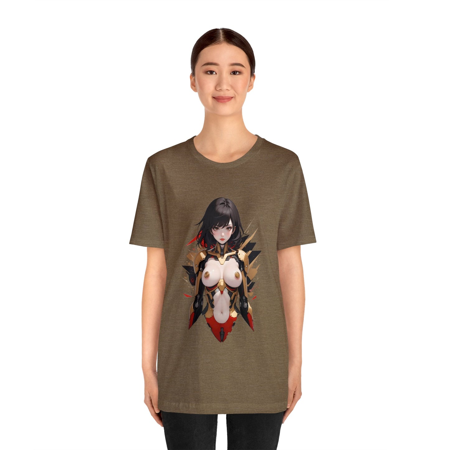 Kǎtōng Piàn - Mecha Girl Collection - Anna - Unisex Jersey Short Sleeve Tee Printify