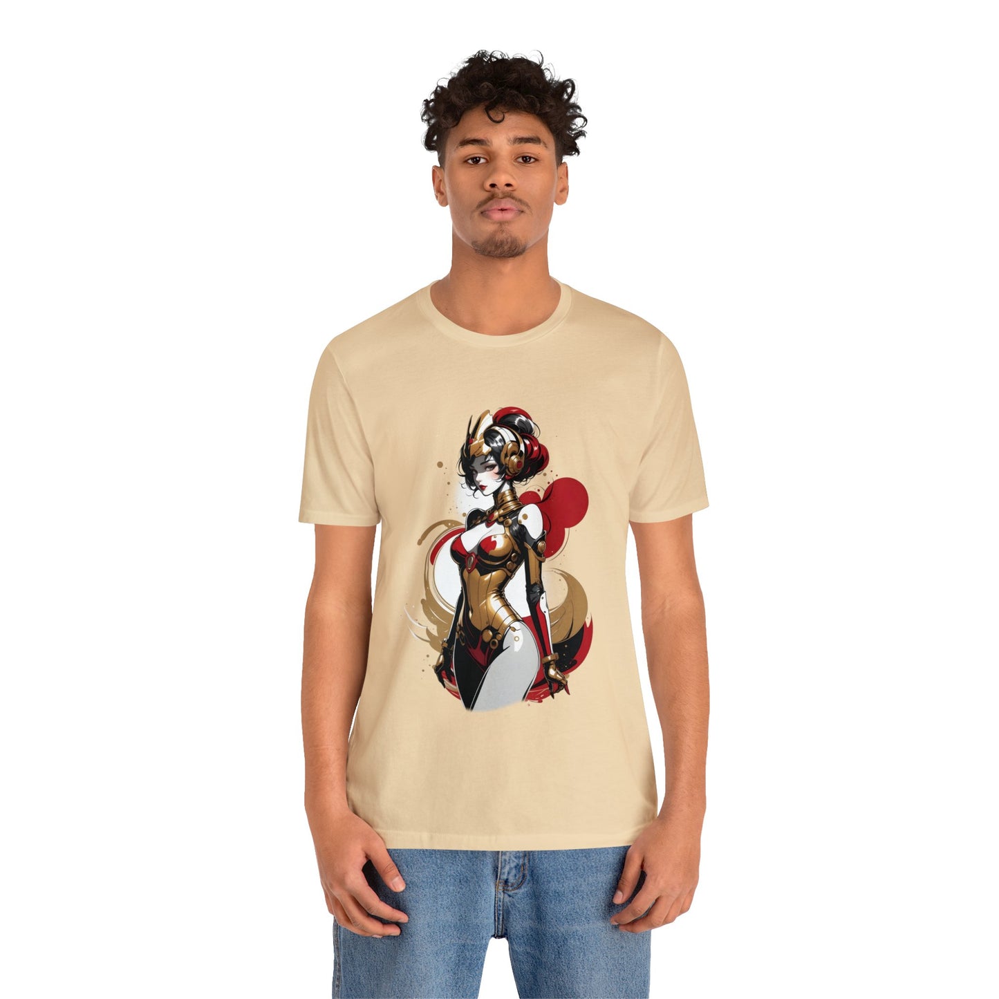 Kǎtōng Piàn - Mecha Girl Collection - Grace - Unisex Jersey Short Sleeve Tee Printify