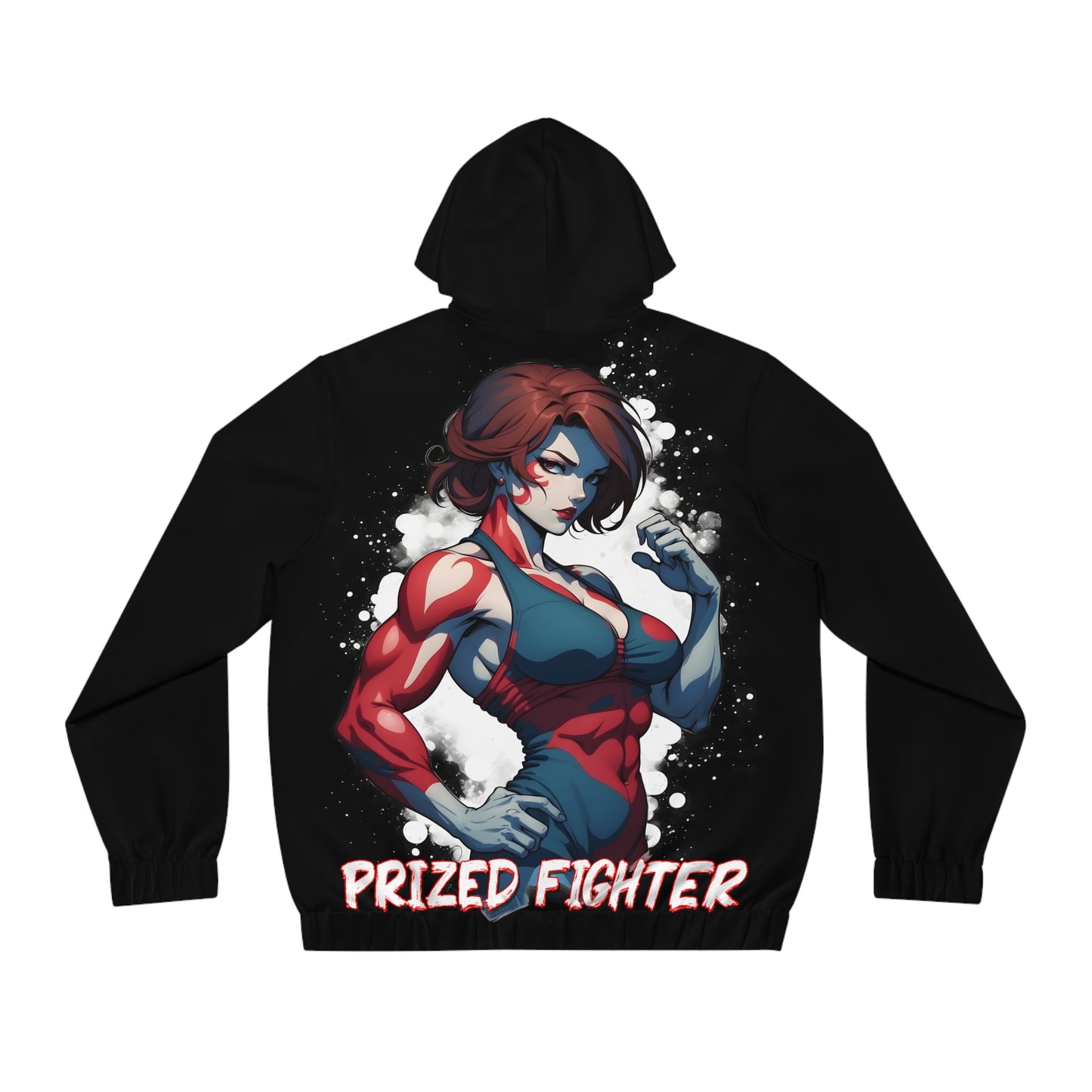 Kǎtōng Piàn – Prized Fighter Collection – Amerika – 004 – Herren-Hoodie mit durchgehendem Reißverschluss