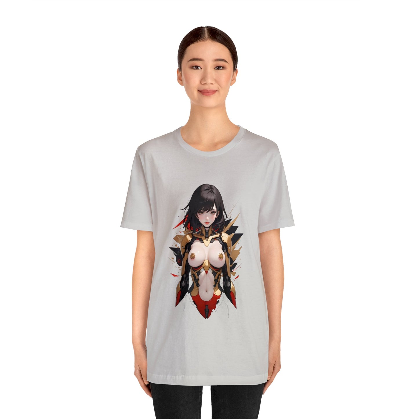 Kǎtōng Piàn - Mecha Girl Collection - Anna - Unisex Jersey Short Sleeve Tee Printify