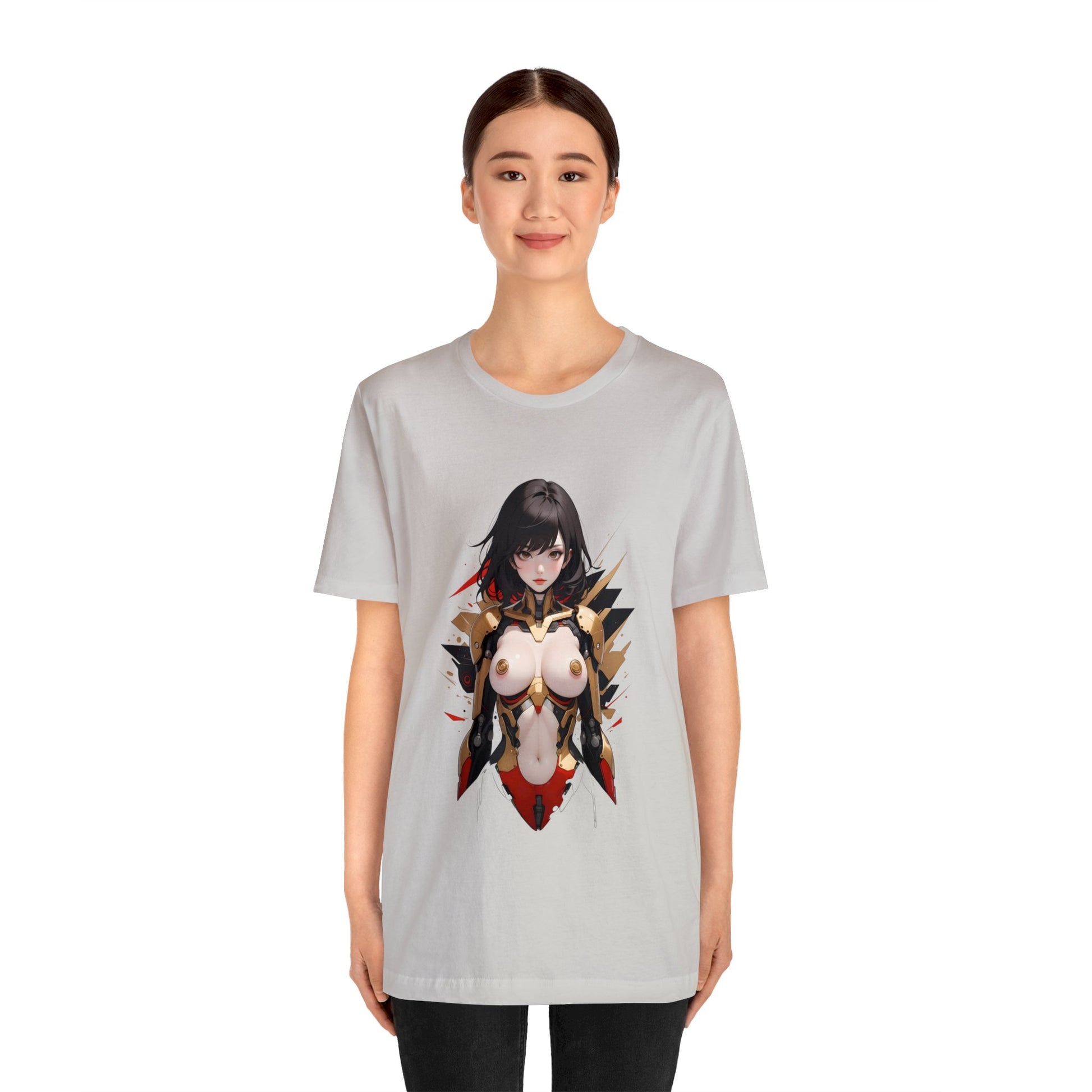 Kǎtōng Piàn - Mecha Girl Collection - Anna - Unisex Jersey Short Sleeve Tee Printify