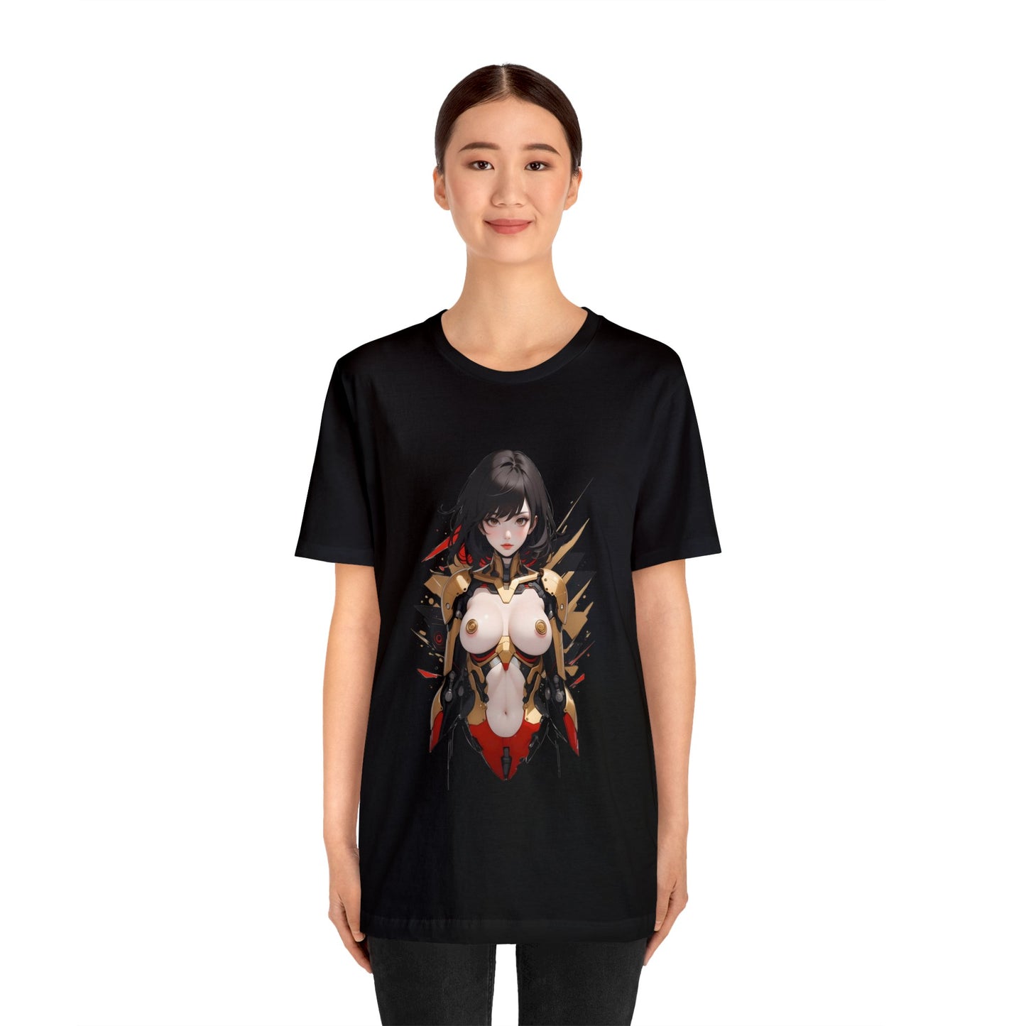 Kǎtōng Piàn - Mecha Girl Collection - Anna - Unisex Jersey Short Sleeve Tee Printify