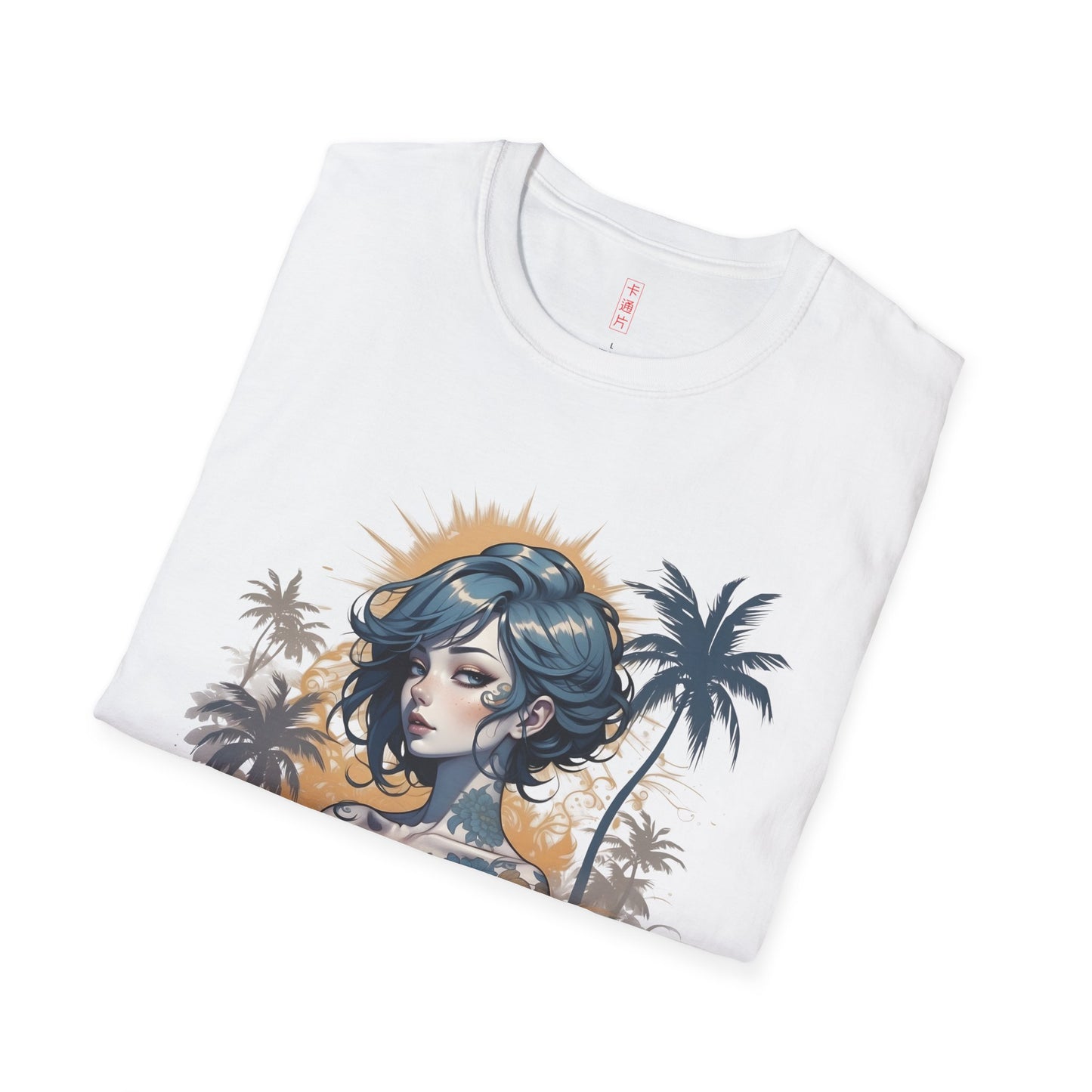 Kǎtōng Piàn - California Love Collection - 036 - Unisex Softstyle T-Shirt Printify