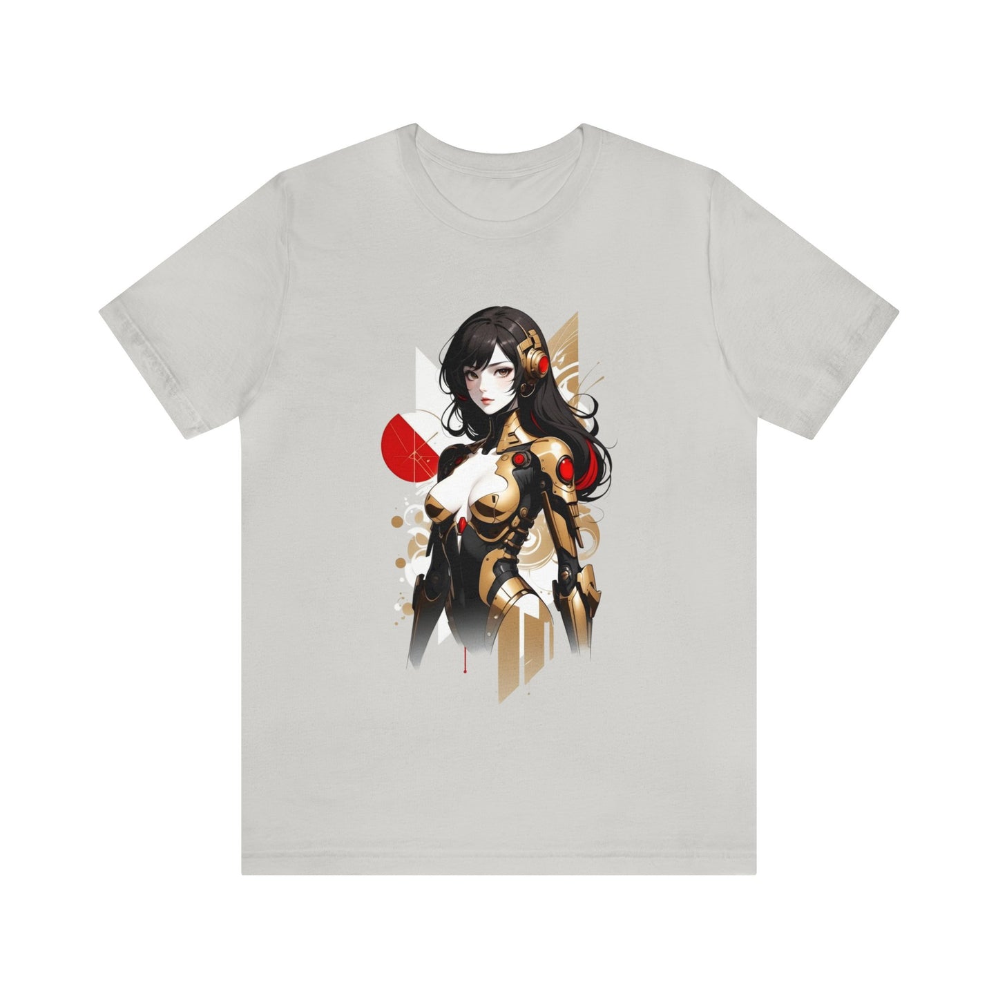 Kǎtōng Piàn - Mecha Girl Collection - Hannah - Unisex Jersey Short Sleeve Tee Printify