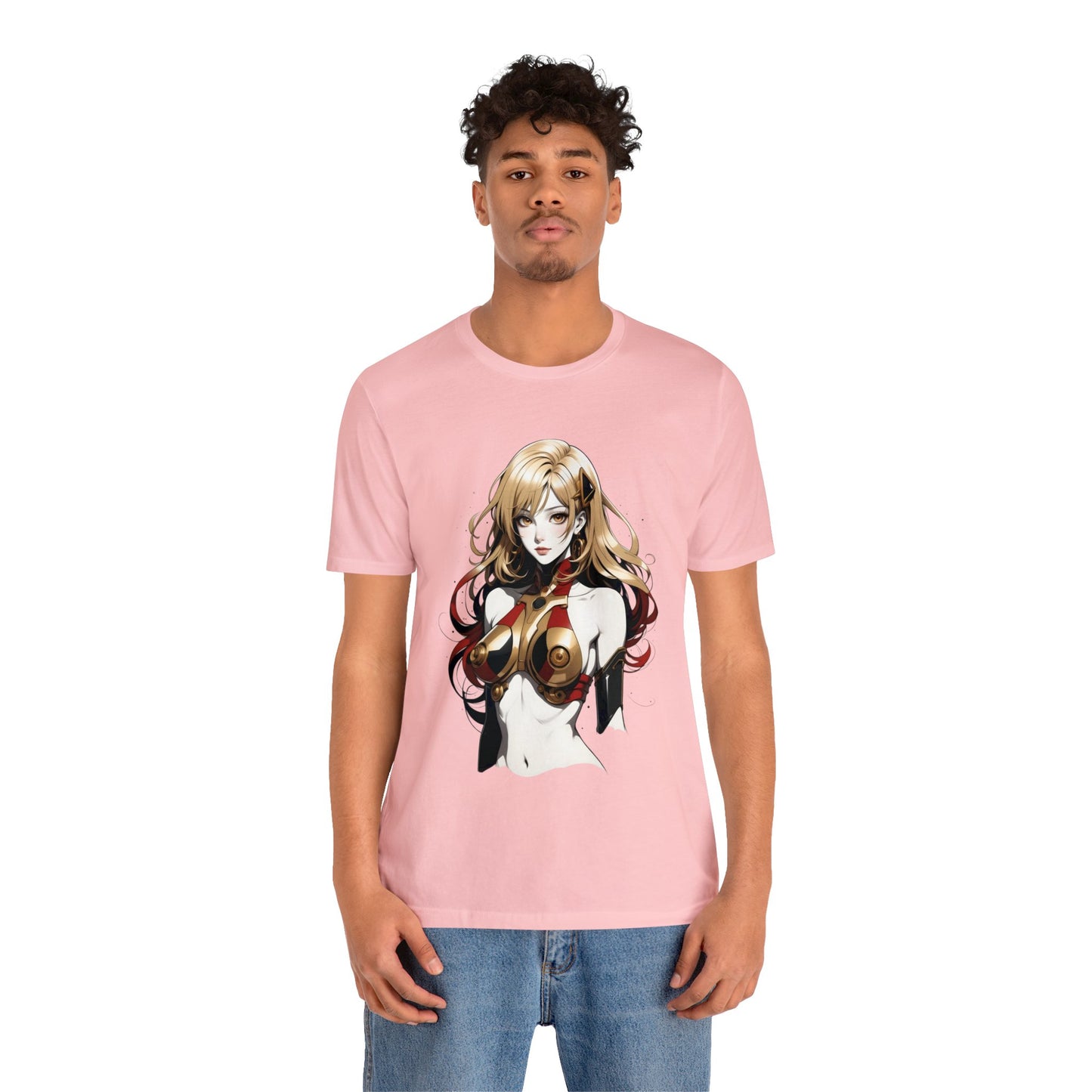 Kǎtōng Piàn - Mecha Girl Collection - Evelyn - Unisex Jersey Short Sleeve Tee Printify