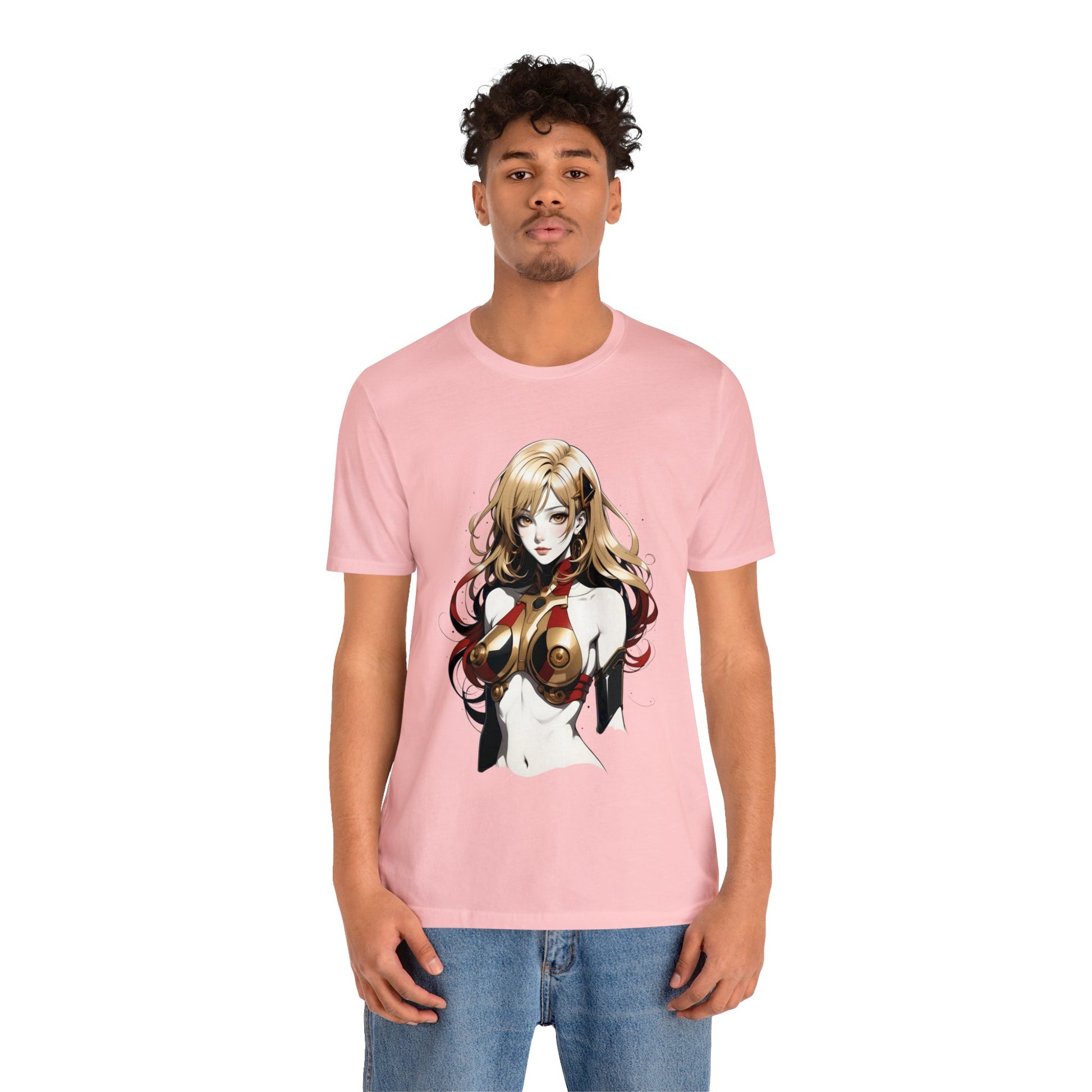 Kǎtōng Piàn - Mecha Girl Collection - Evelyn - Unisex Jersey Short Sleeve Tee Printify