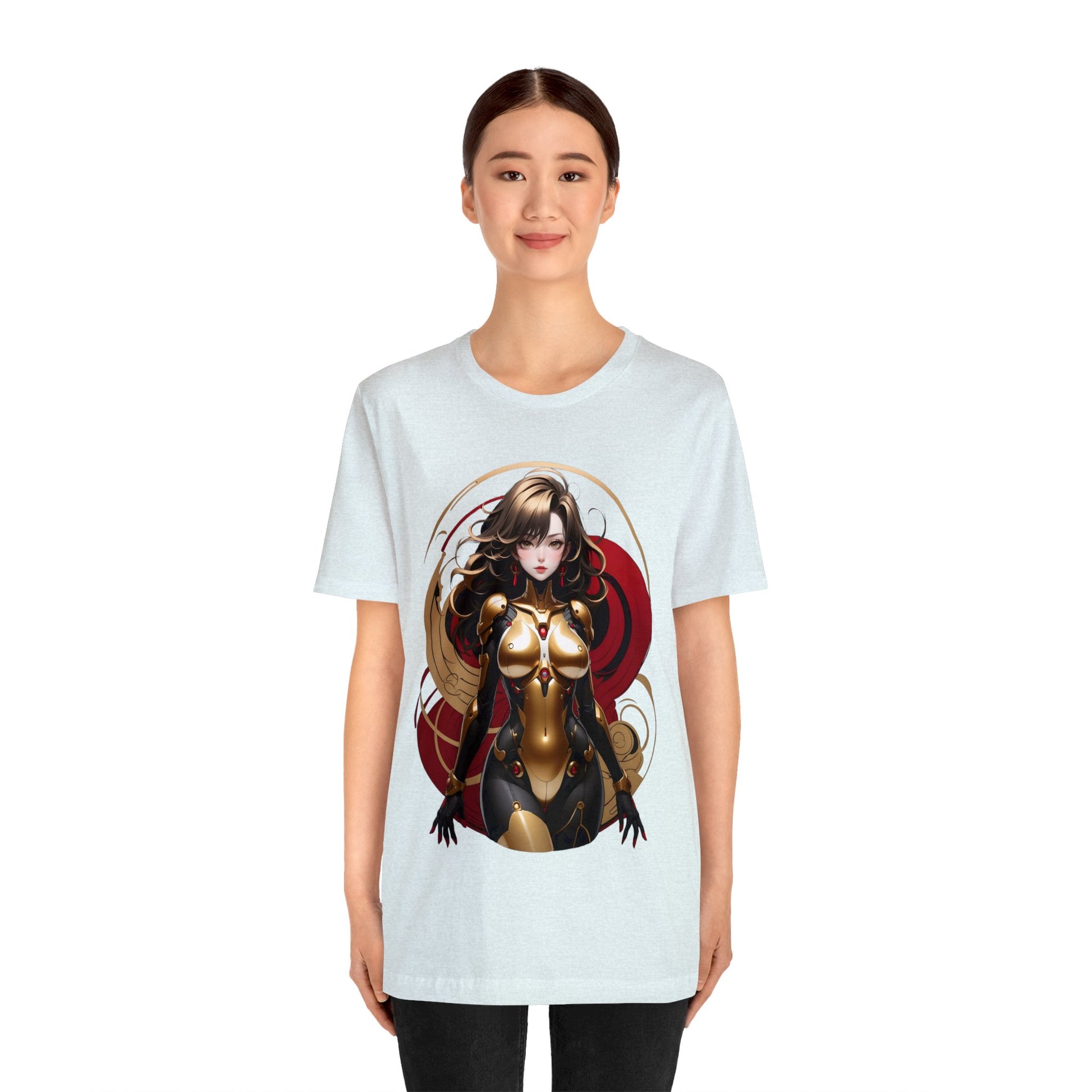 Kǎtōng Piàn - Mecha Girl Collection - Ava - Unisex Jersey Short Sleeve Tee Printify