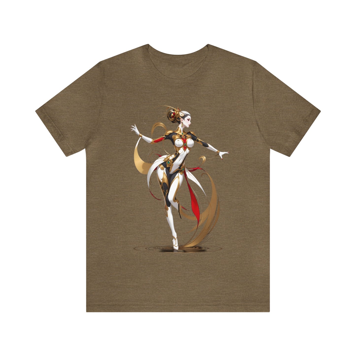 Kǎtōng Piàn - Mecha Girl Collection - Harper - Unisex Jersey Short Sleeve Tee Printify