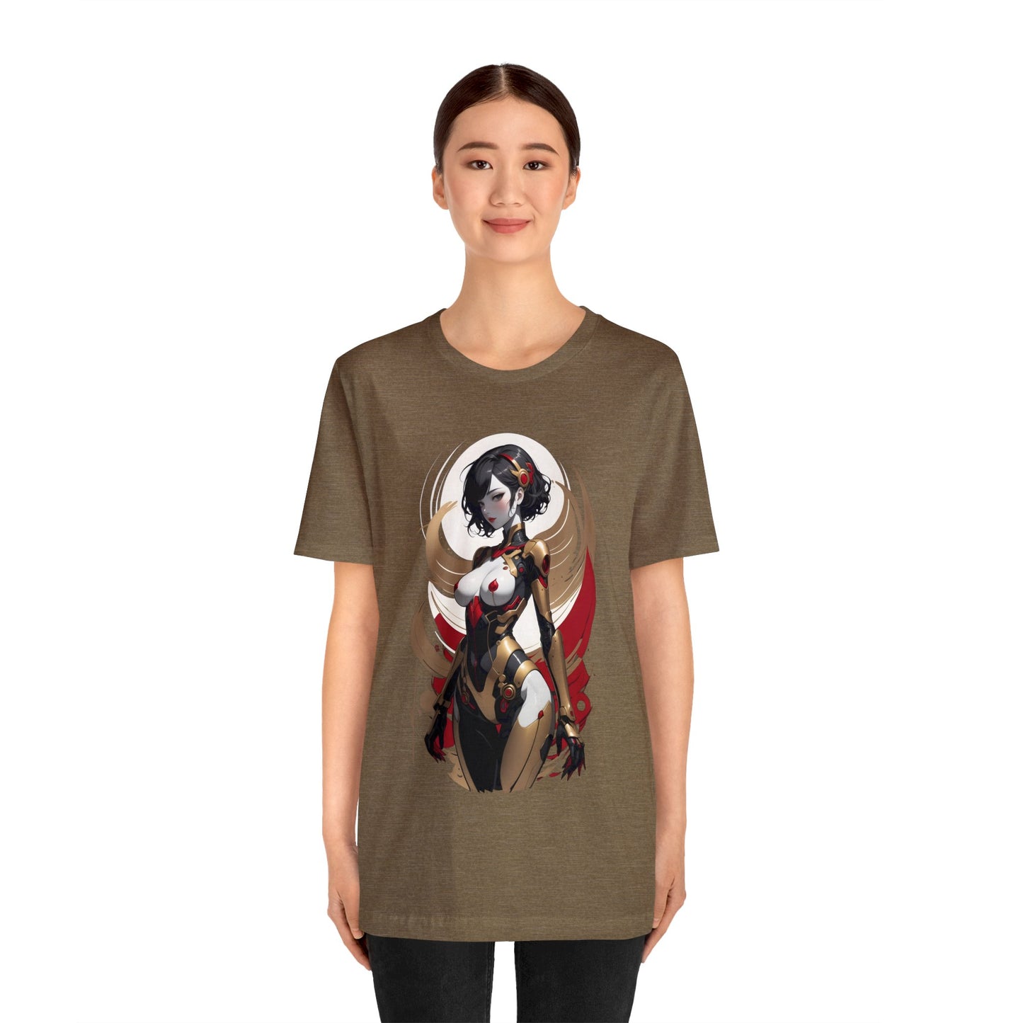 Kǎtōng Piàn - Mecha Girl Collection - Luna - Unisex Jersey Short Sleeve Tee Printify