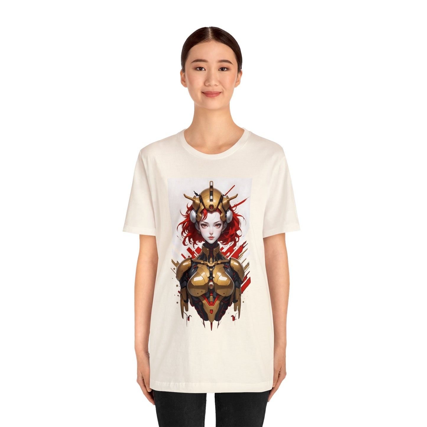 Kǎtōng Piàn - Mecha Girl Collection - Maya - Unisex Jersey Short Sleeve Tee Printify