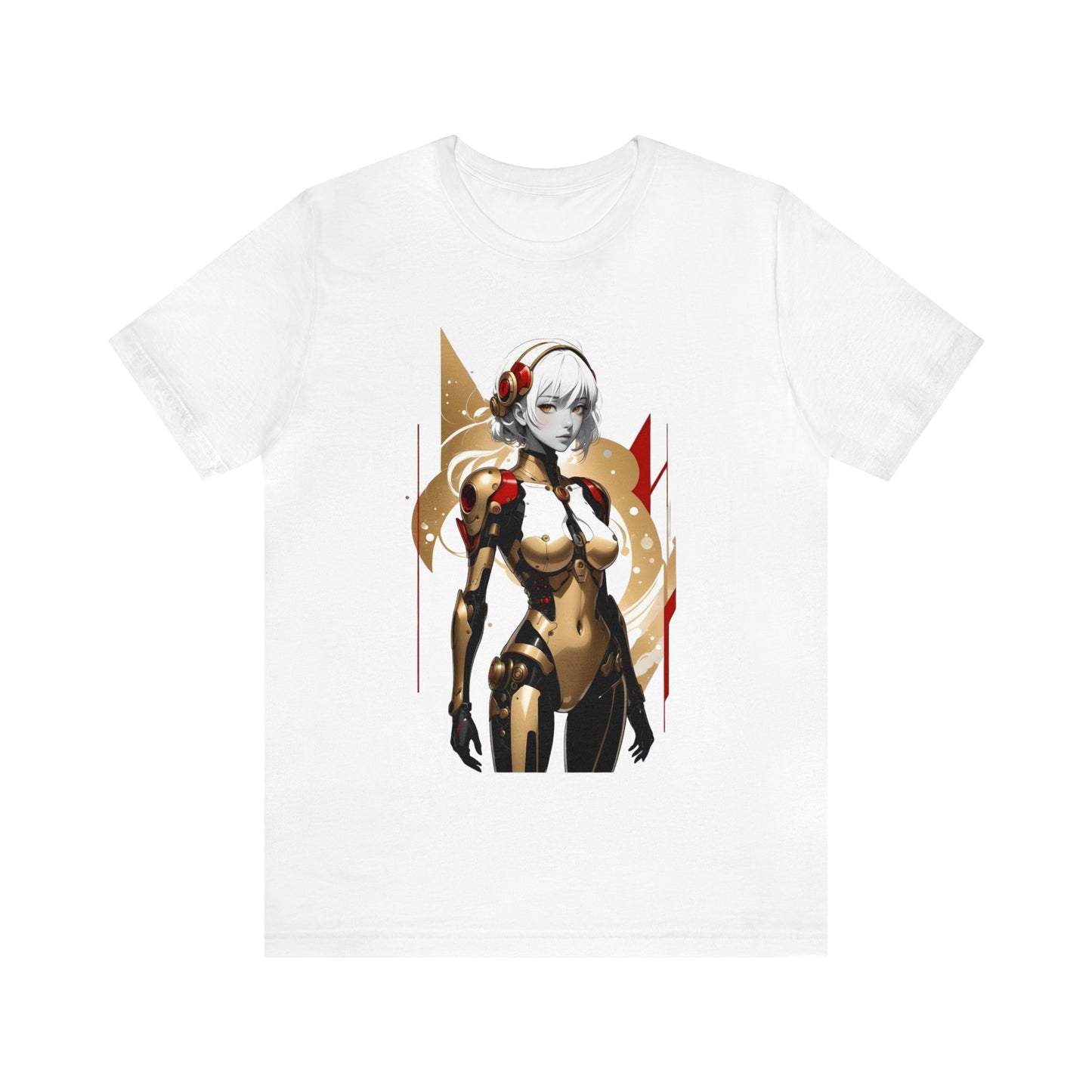 Kǎtōng Piàn - Mecha Girl Collection - Ella - Unisex Jersey Short Sleeve Tee Printify