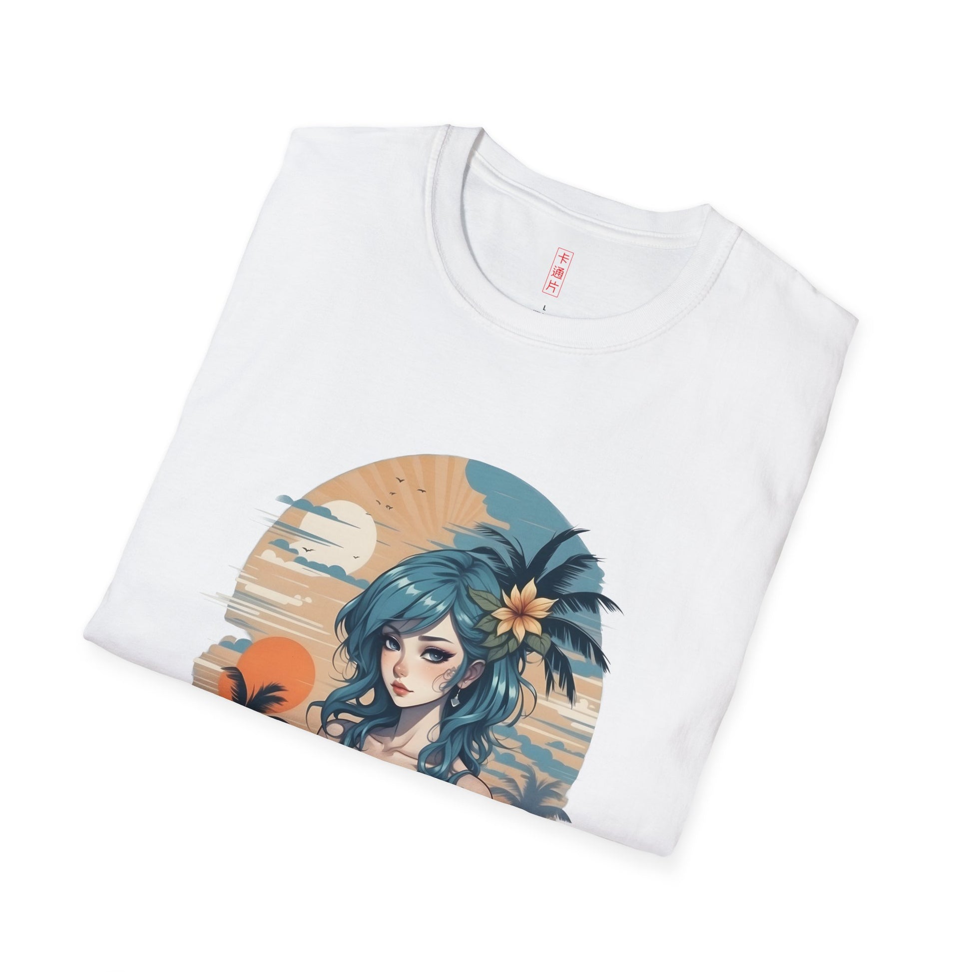 Kǎtōng Piàn - California Love Collection - 004 - Unisex Softstyle T-Shirt Printify