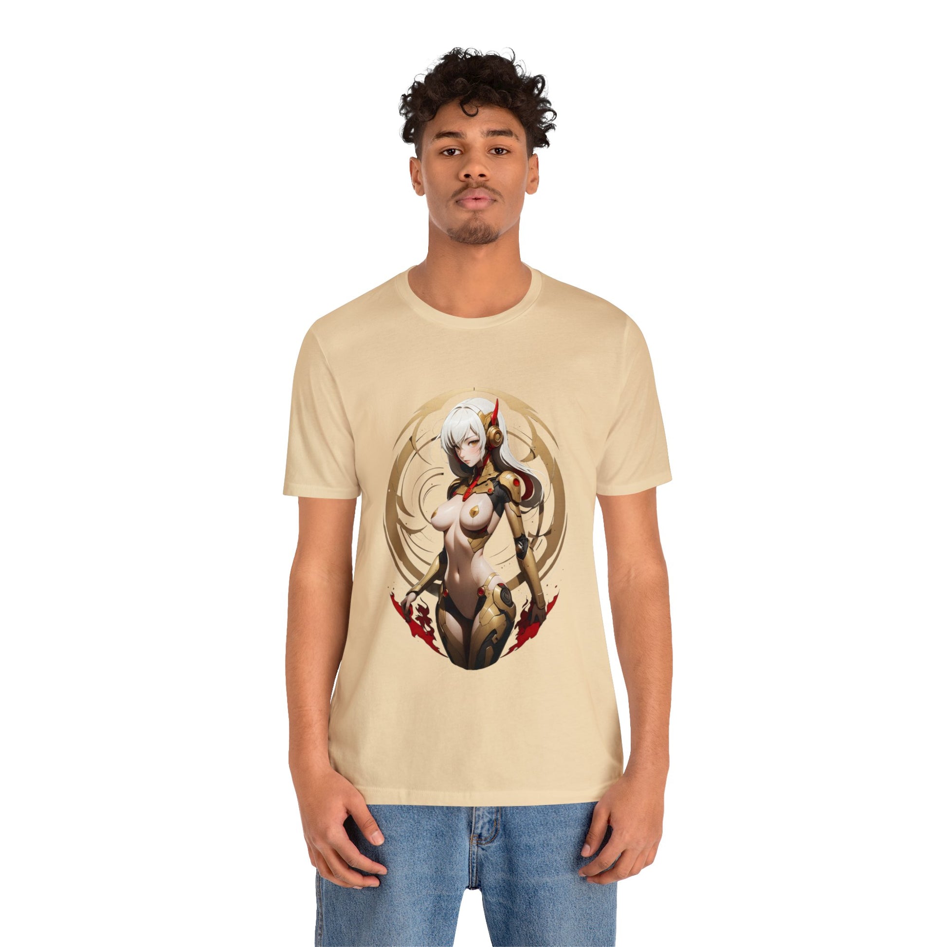 Kǎtōng Piàn - Mecha Girl Collection - Delilah - Unisex Jersey Short Sleeve Tee Printify