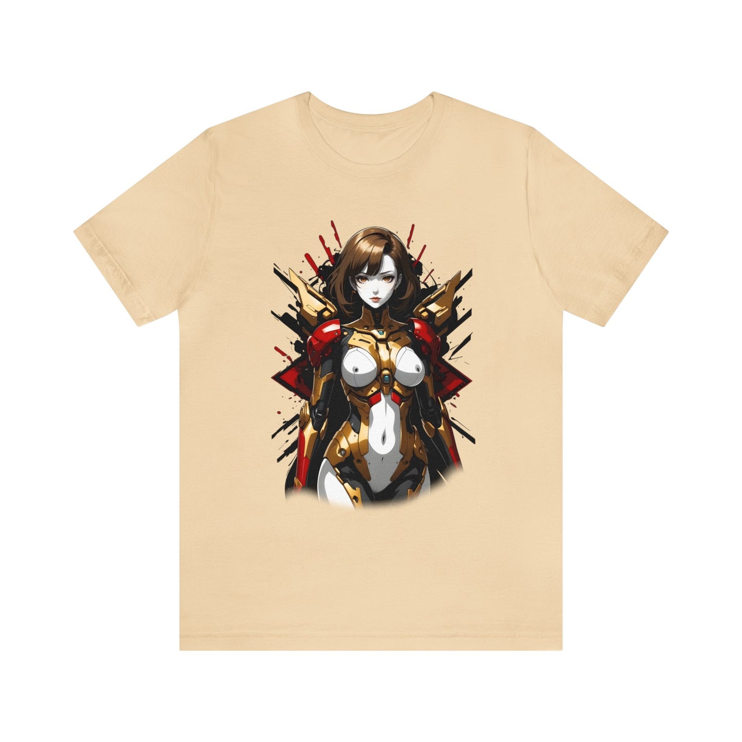 Kǎtōng Piàn - Mecha Girl Collection - Nova - Unisex Jersey Short Sleeve Tee Printify