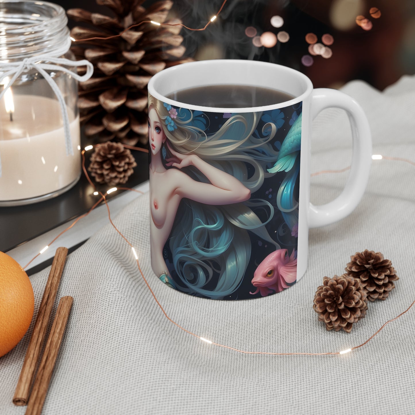 Kǎtōng Piàn - Mermaid Collection - 010 - Ceramic Mug Printify