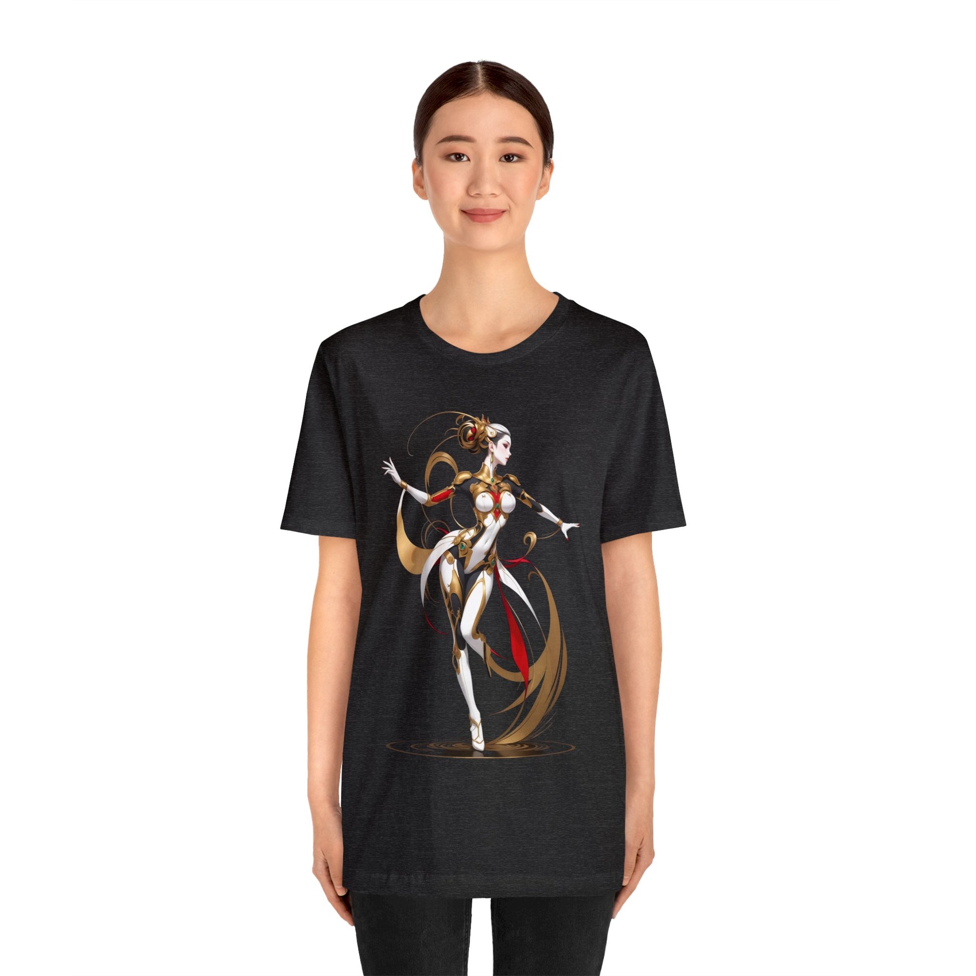 Kǎtōng Piàn - Mecha Girl Collection - Harper - Unisex Jersey Short Sleeve Tee Printify