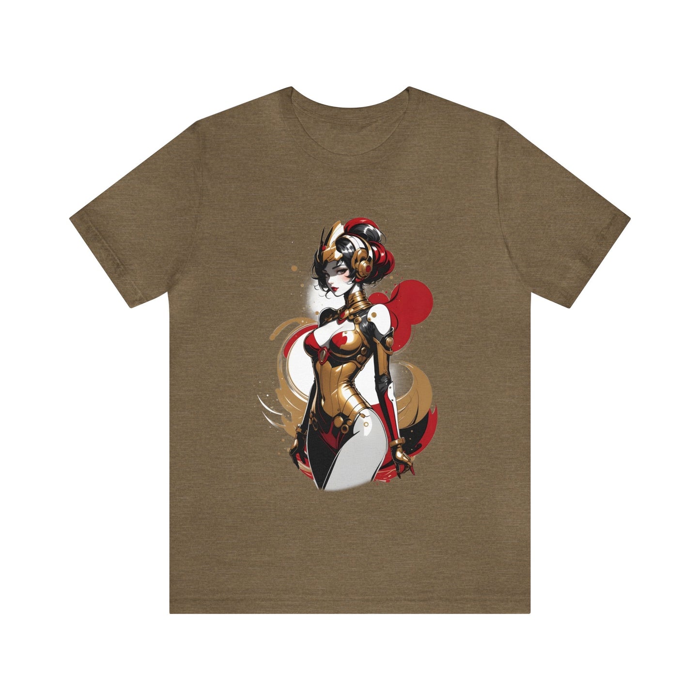 Kǎtōng Piàn - Mecha Girl Collection - Grace - Unisex Jersey Short Sleeve Tee Printify