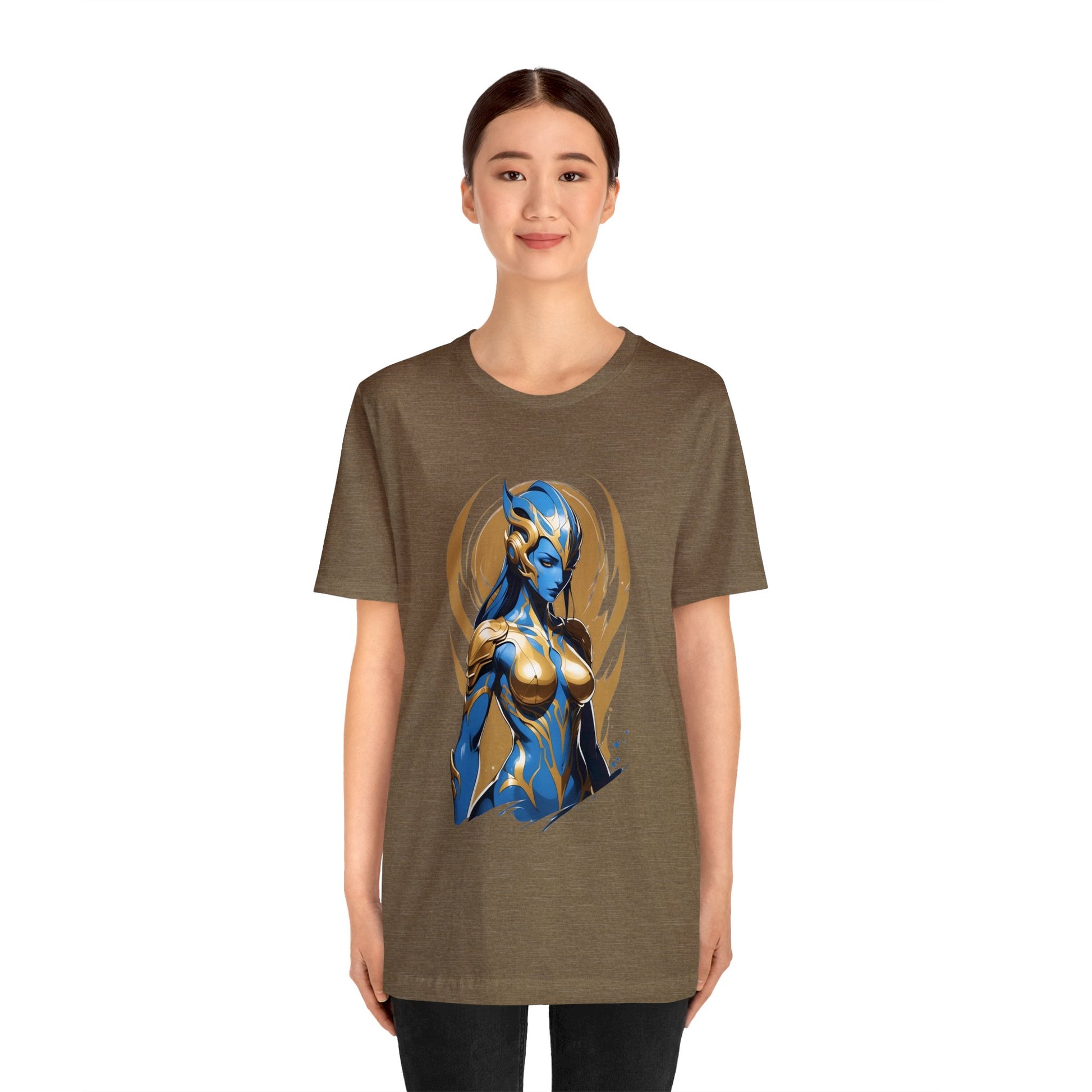 Kǎtōng Piàn - The Lotus Collection - Erzilia - Unisex Jersey Short Sleeve Tee Printify
