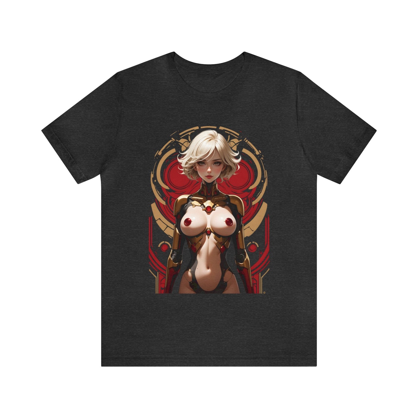 Kǎtōng Piàn - Mecha Girl Collection - Chloe - Unisex Jersey Short Sleeve Tee Printify