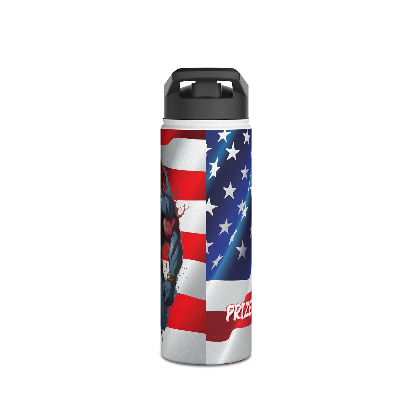 Kǎtōng Piàn - Prized Fighter Collection - America - 002 - Stainless Steel Water Bottle, Standard Lid - Verdine Daniels