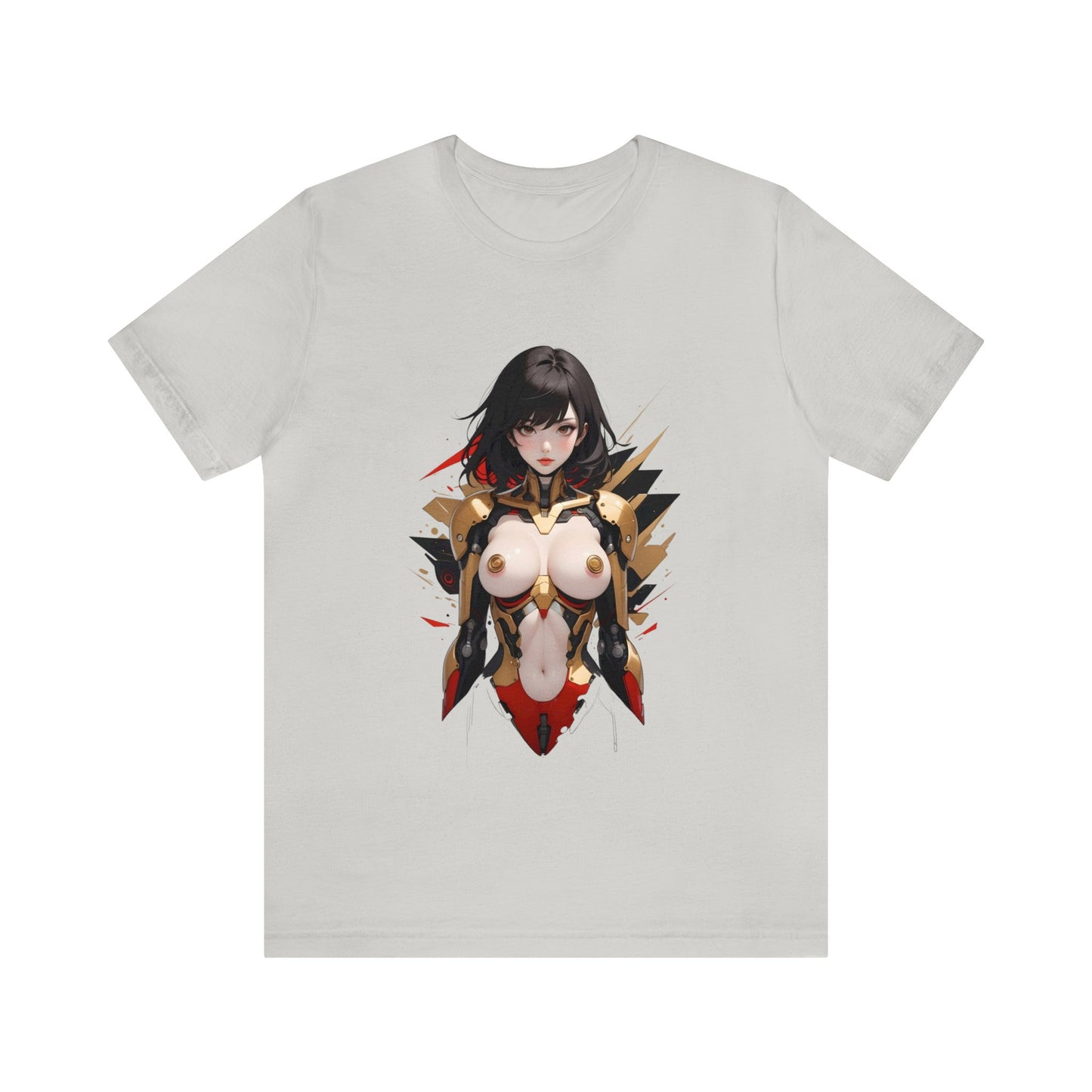Kǎtōng Piàn - Mecha Girl Collection - Anna - Unisex Jersey Short Sleeve Tee Printify