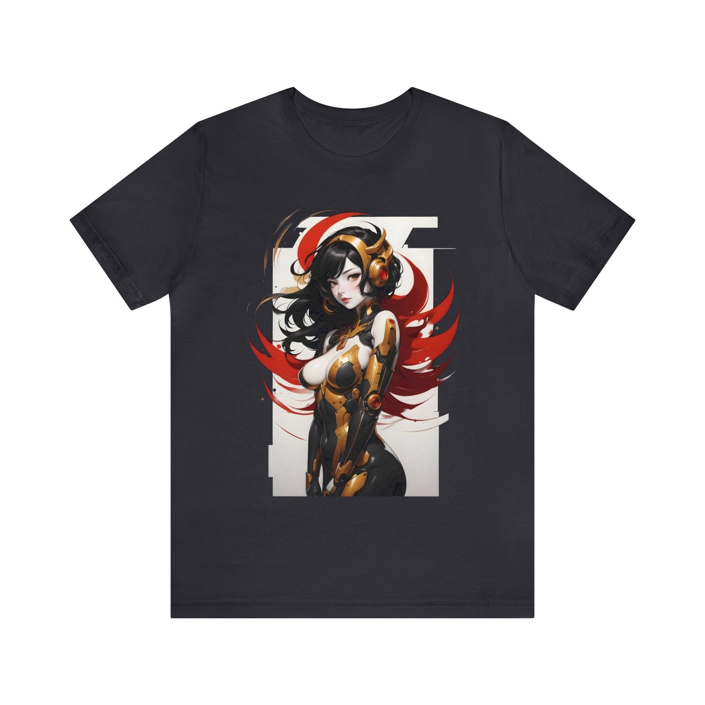 Kǎtōng Piàn - Mecha Girl Collection - Valentina - Unisex Jersey Short Sleeve Tee Printify