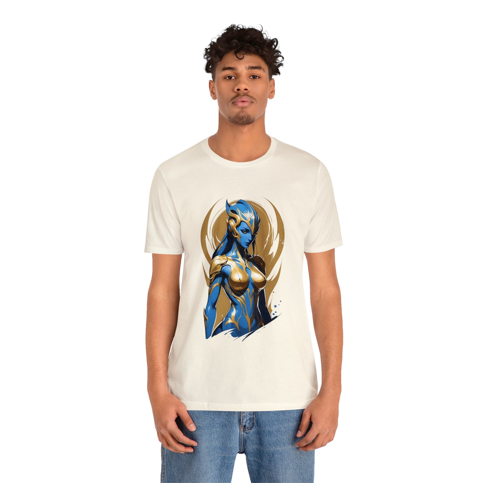 Kǎtōng Piàn - The Lotus Collection - Erzilia - Unisex Jersey Short Sleeve Tee Printify