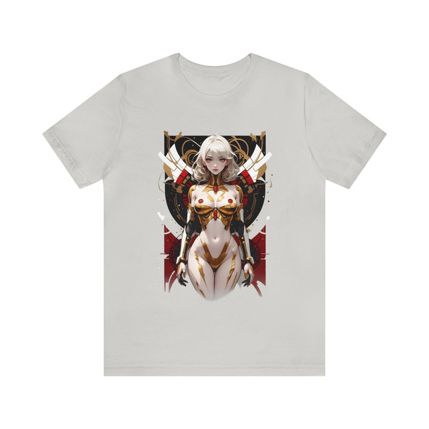 Kǎtōng Piàn - Mecha Girl Collection - Isla - Unisex Jersey Short Sleeve Tee Printify
